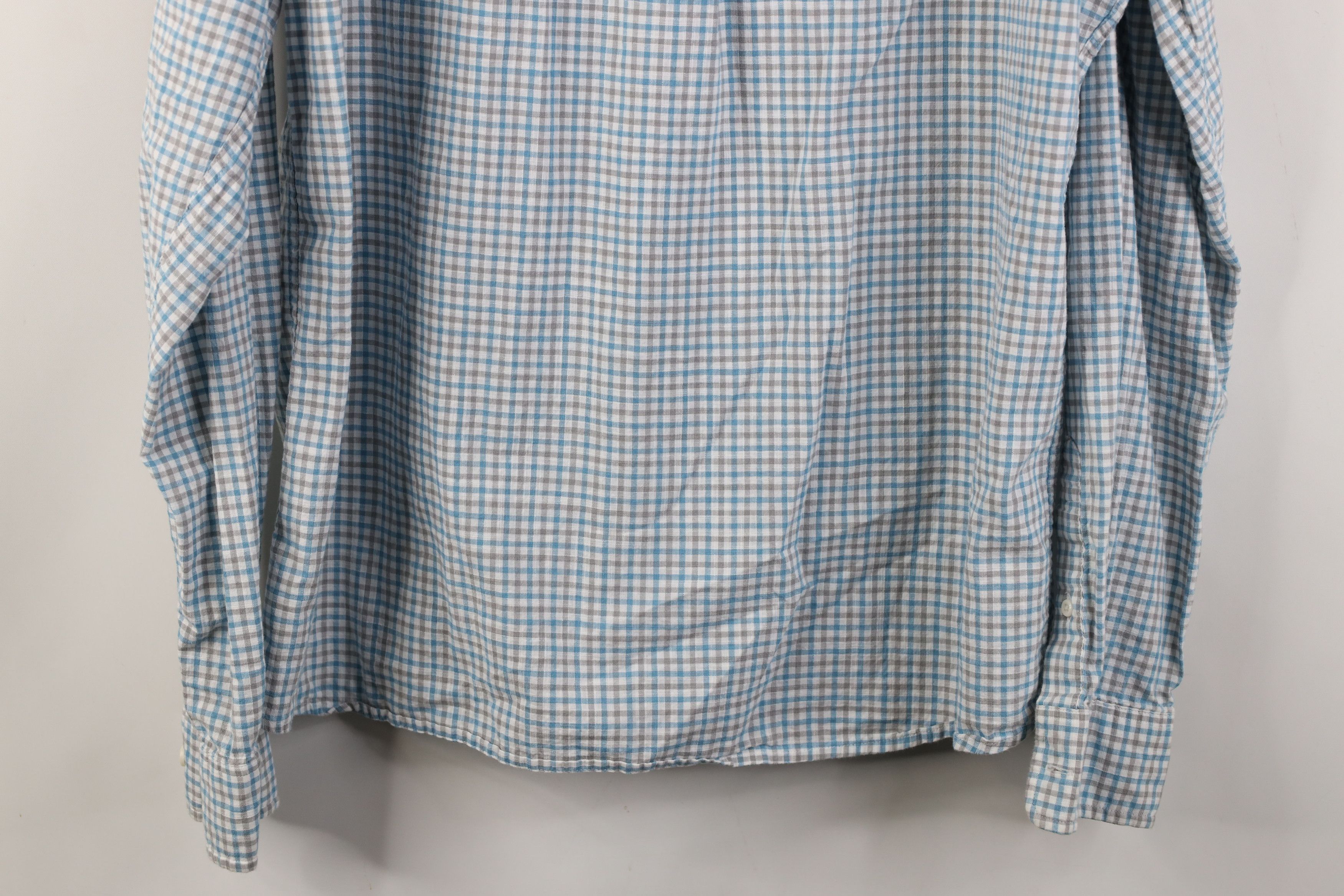 johnnie-O Johnnie O Hangin Out Weave Collared Button Down Shirt Plaid Size US XL / EU 56 / 4 - 12 Thumbnail