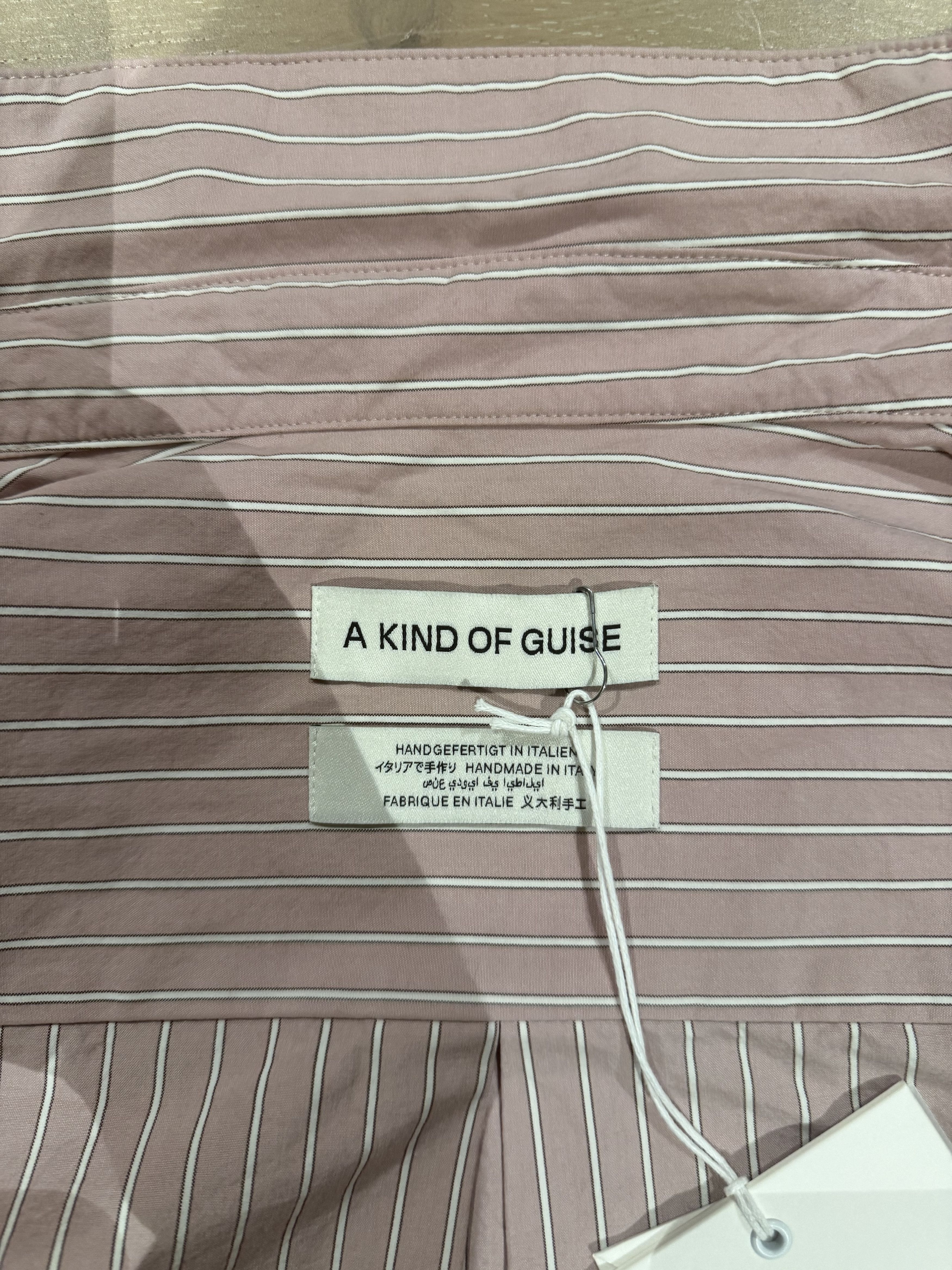 A Kind Of Guise 💚 AW25 A Kind Of Guise Gusto Shirt Wild Rose Stripe NEW Size US L / EU 52-54 / 3 - 17 Thumbnail