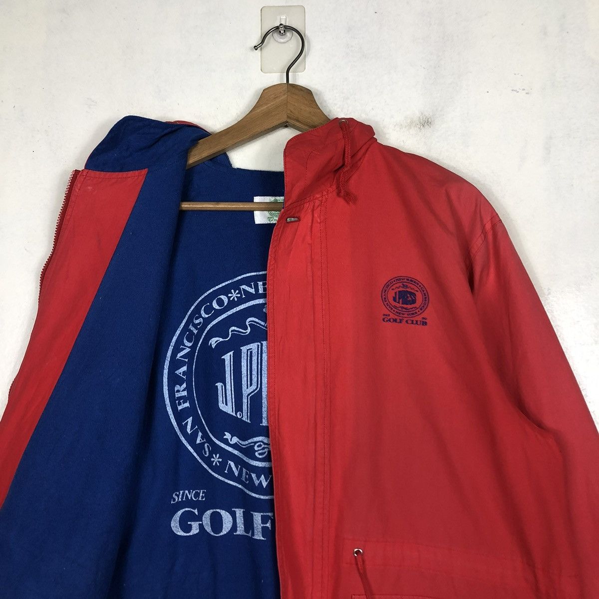 Japanese Brand 📌VTG BOMBER JACKET J.PRESS BIG LOGO LINING ISSEY MIYAKE Size US L / EU 52-54 / 3 - 13 Thumbnail
