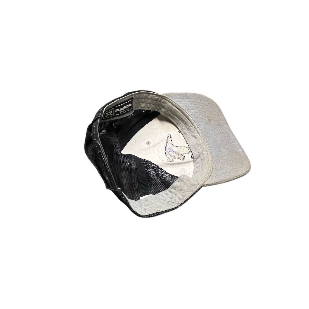 Other Y2K Distressed Gray and Black Trucker Hat with Snap Duck Size ONE SIZE - 5 Thumbnail