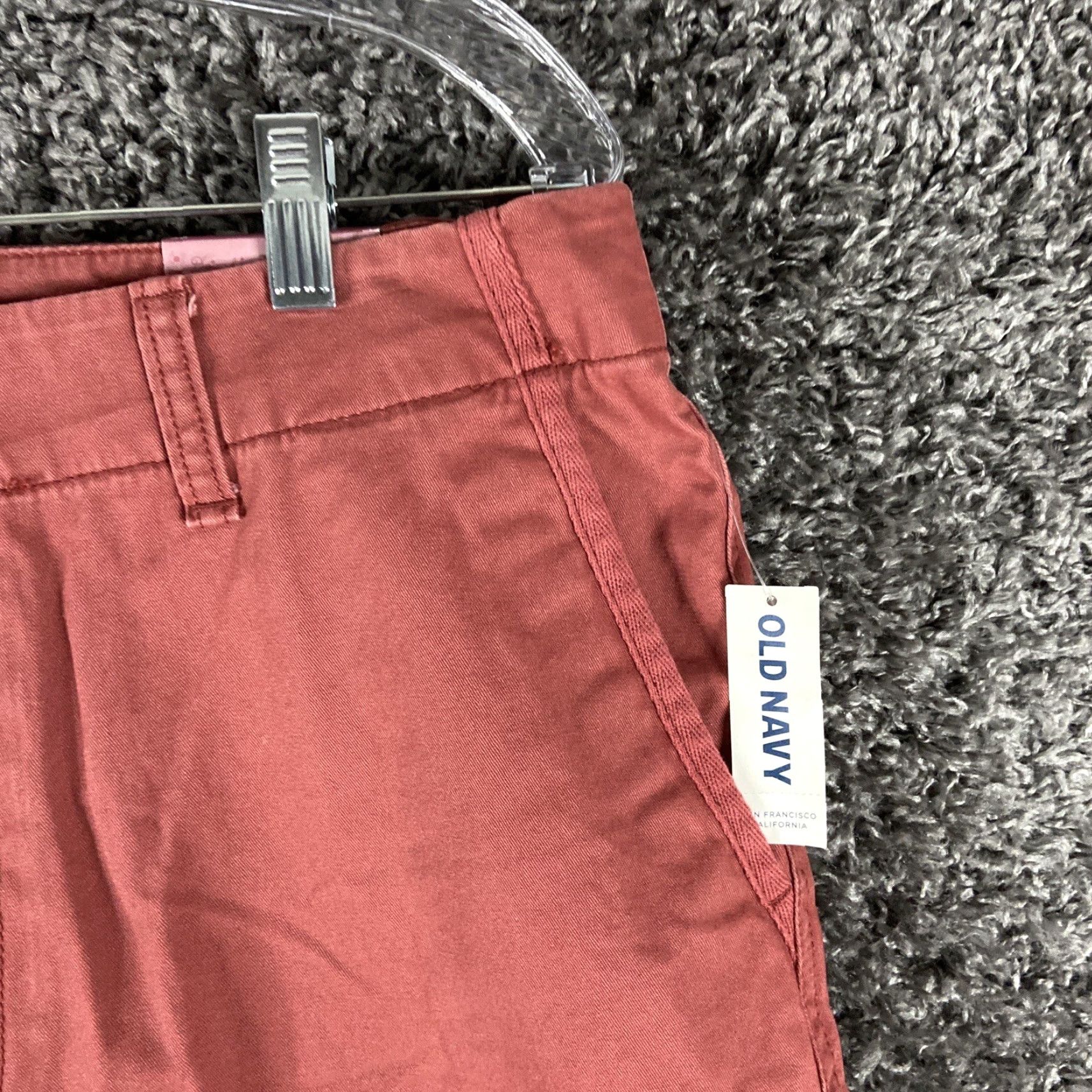 Old Navy Old Navy Red Orange Chino Shorts with Pockets Men's Size 36 Regular Size US 36 / EU 52 - 3 Thumbnail