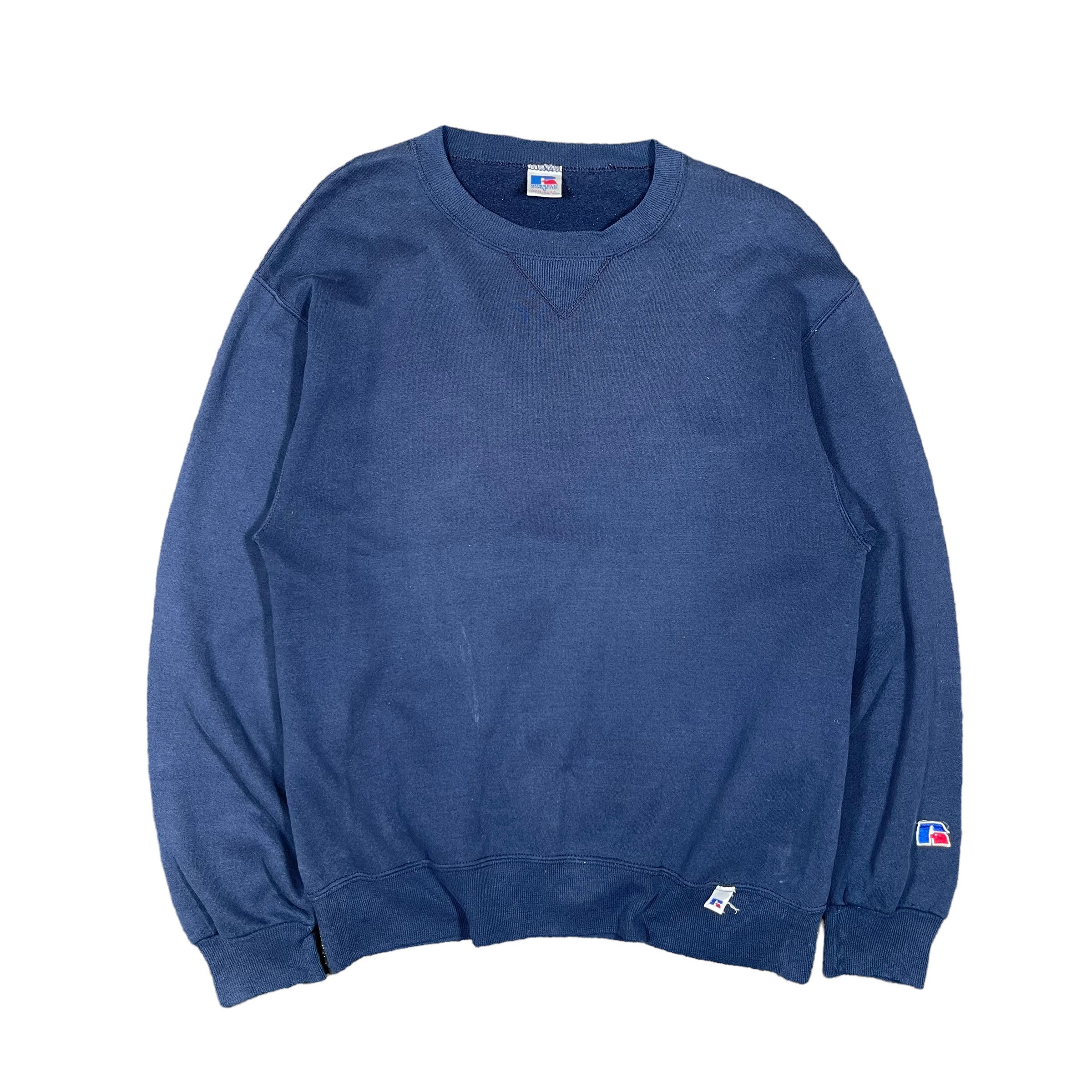 Russell Athletic × Vintage Vintage 1990s Russell Athletic Sun Faded Crewneck Sweatshirt Size US M / EU 48-50 / 2 - 1 Thumbnail