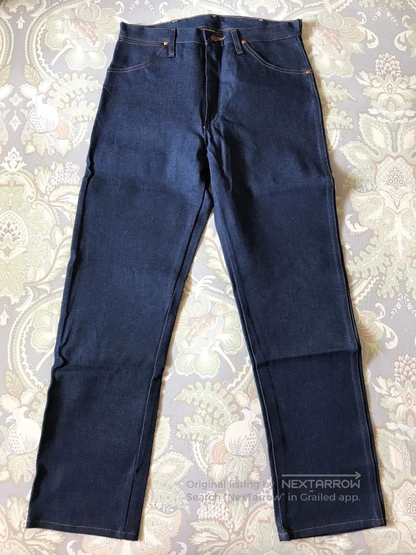 Wrangler Wrangler 13MWZ Raw Denim Jeans W34L32. Size US 34 / EU 50 - 2 Thumbnail