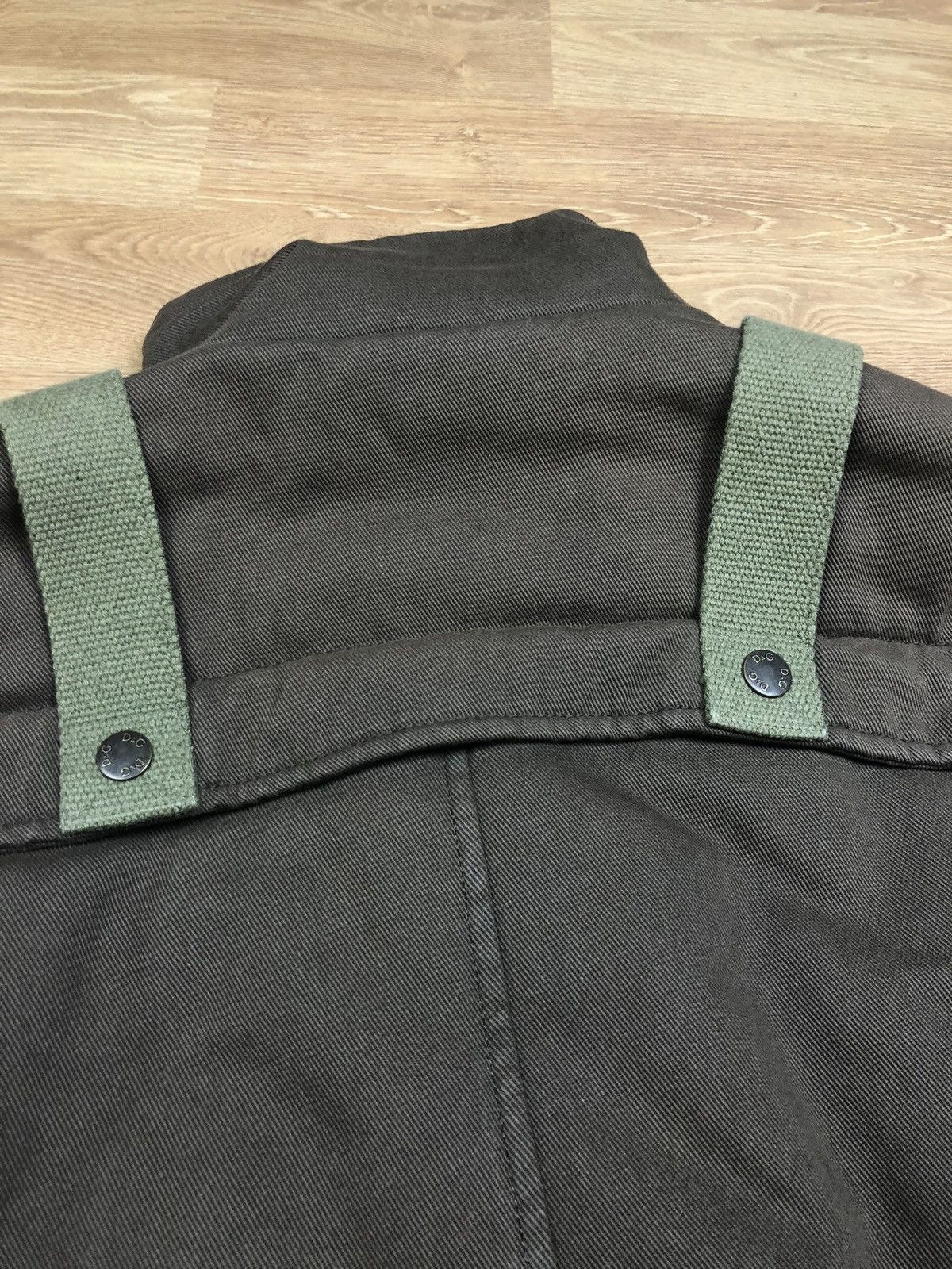 Dolce & Gabbana × Vintage AW2003 Dolce & Gabbana Heavy Detachable Bondage Jacket Size US XL / EU 56 / 4 - 14 Thumbnail
