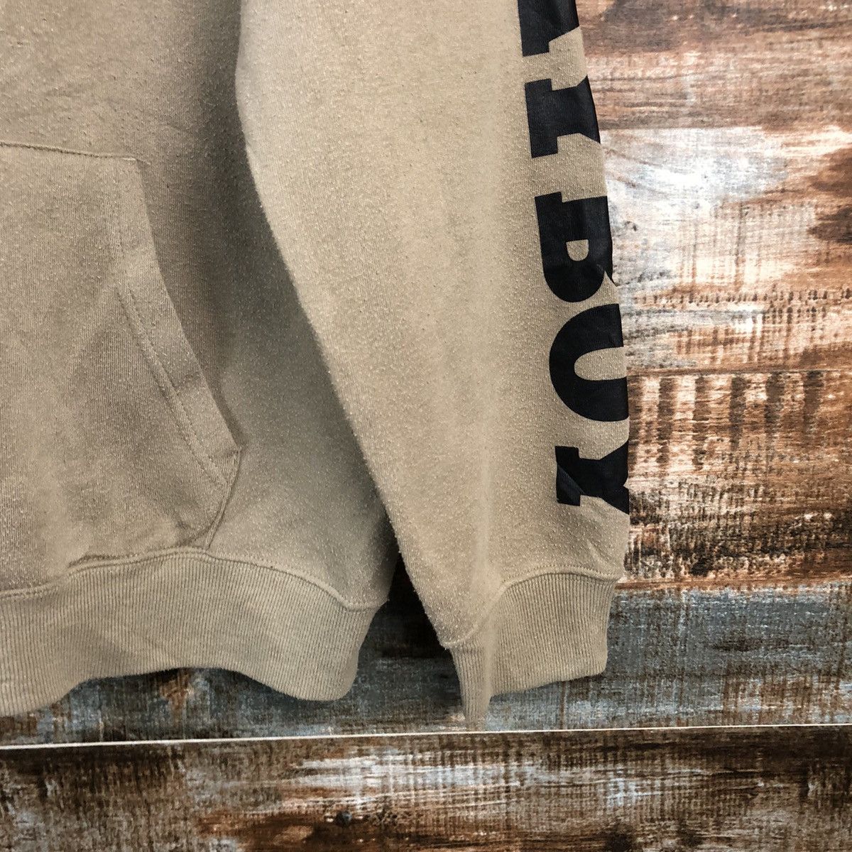 Playboy Play Boy vintage font sleeve Brown Hoodie #A1933 Size US L / EU 52-54 / 3 - 8 Thumbnail