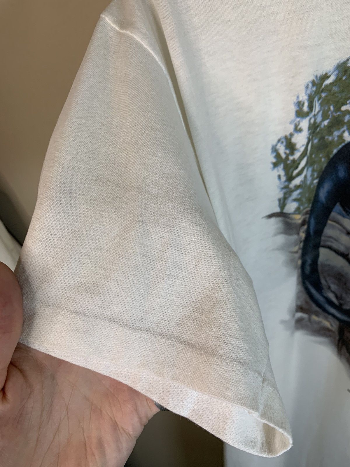 Vintage *RARE* Vintage 1990 3D Emblem Down To Earth Panther T-Shirt Size US XL / EU 56 / 4 - 5 Thumbnail
