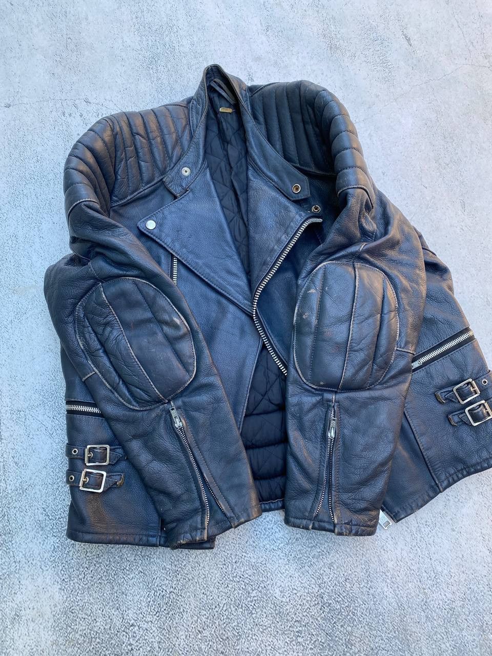 Other Leather Faded Avant Garde brown Rick Owens style Jacket Size US M / EU 48-50 / 2 - 6 Thumbnail