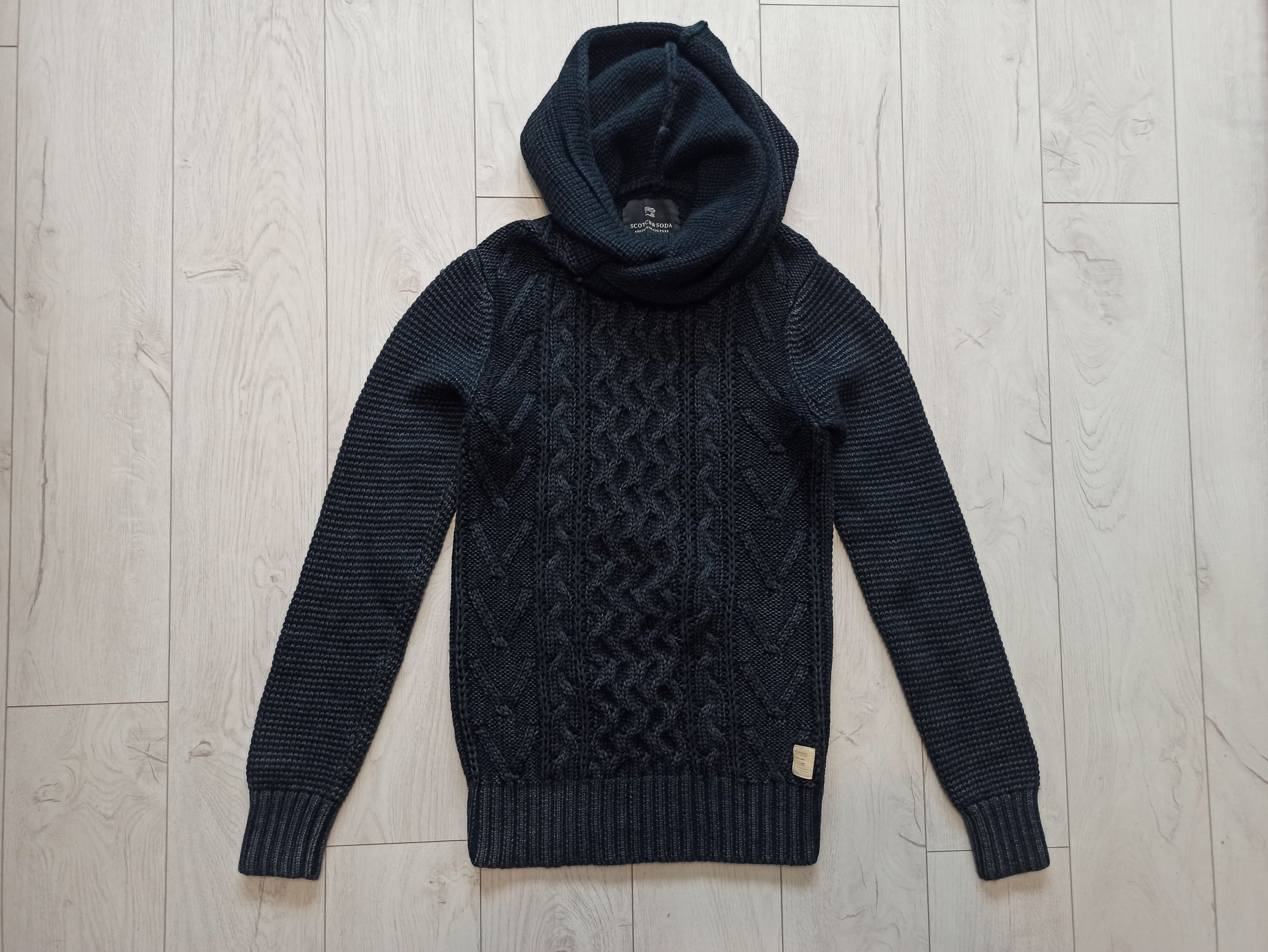 Scotch & Soda Scotch & Soda Men's Heavy Wool Hooded Pull Size US M / EU 48-50 / 2 - 1 Thumbnail