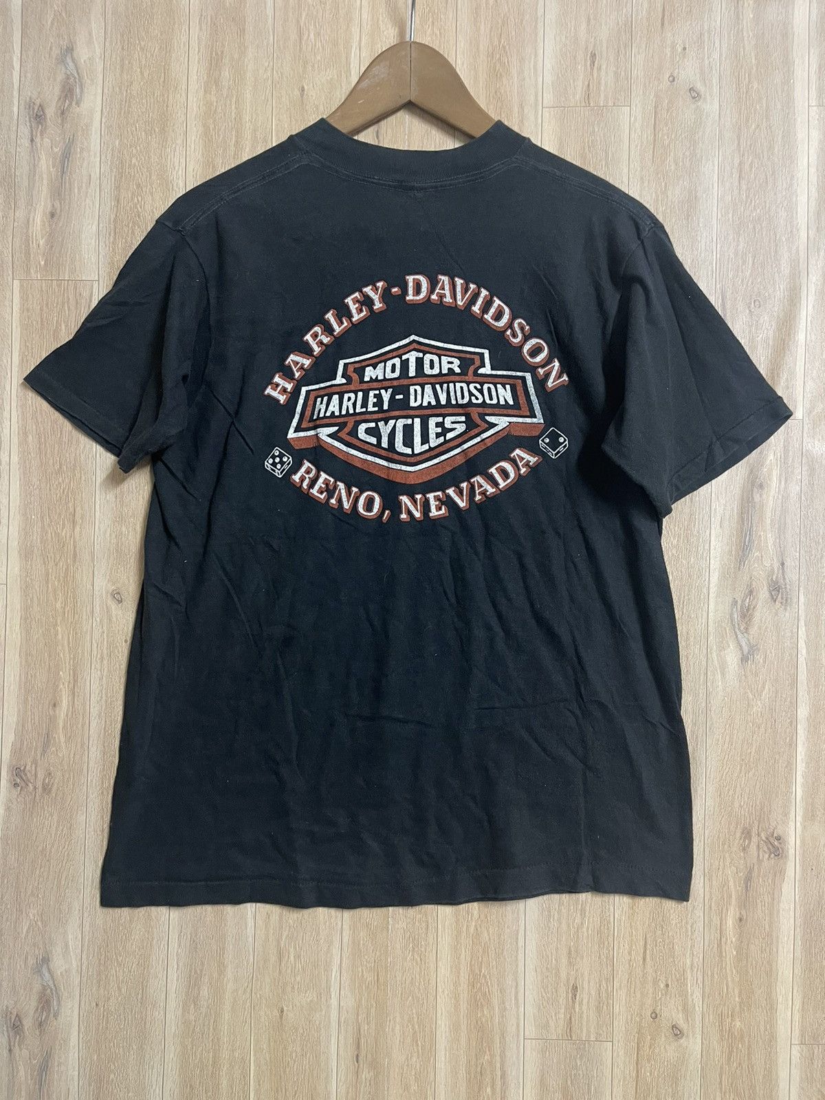 Harley Davidson × Vintage Ultra Rare Vintage 70’s Harley Davidson T shirt L 3D HOG Size US L / EU 52-54 / 3 - 16 Thumbnail