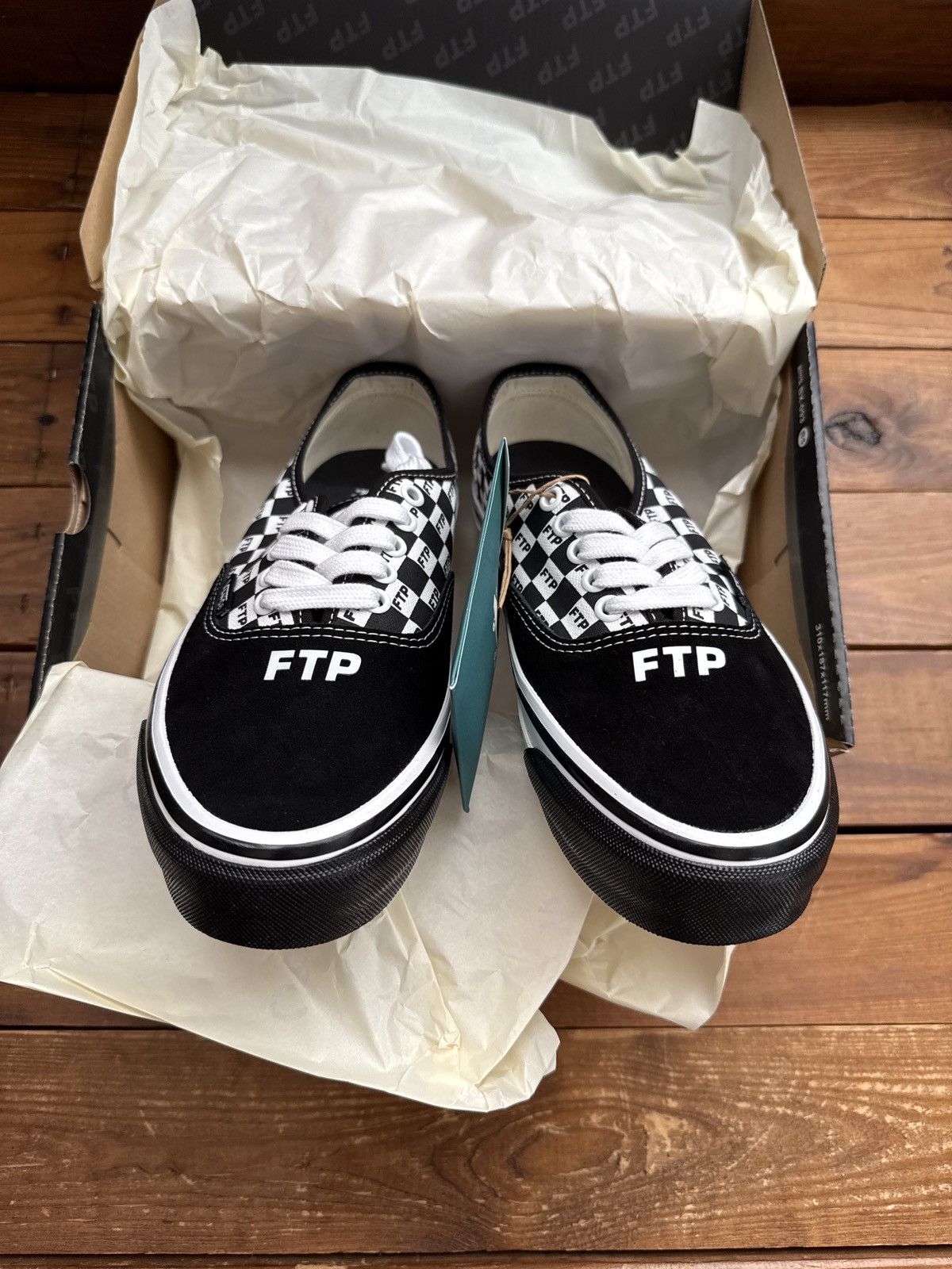 Fuck The Population × Vans FTP x Vans OTW 44 Checkered Sneakers Size US 9 / EU 42 - 2 Thumbnail