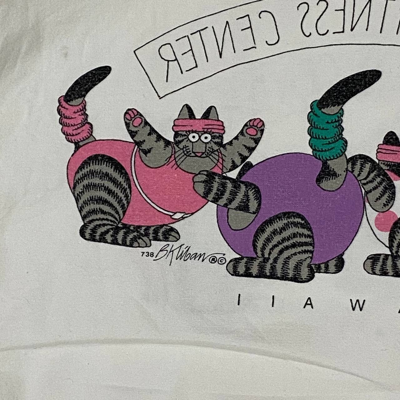 Other Vintage Bkliban cat hawaii mirror print sweater Size US M / EU 48-50 / 2 - 8 Thumbnail