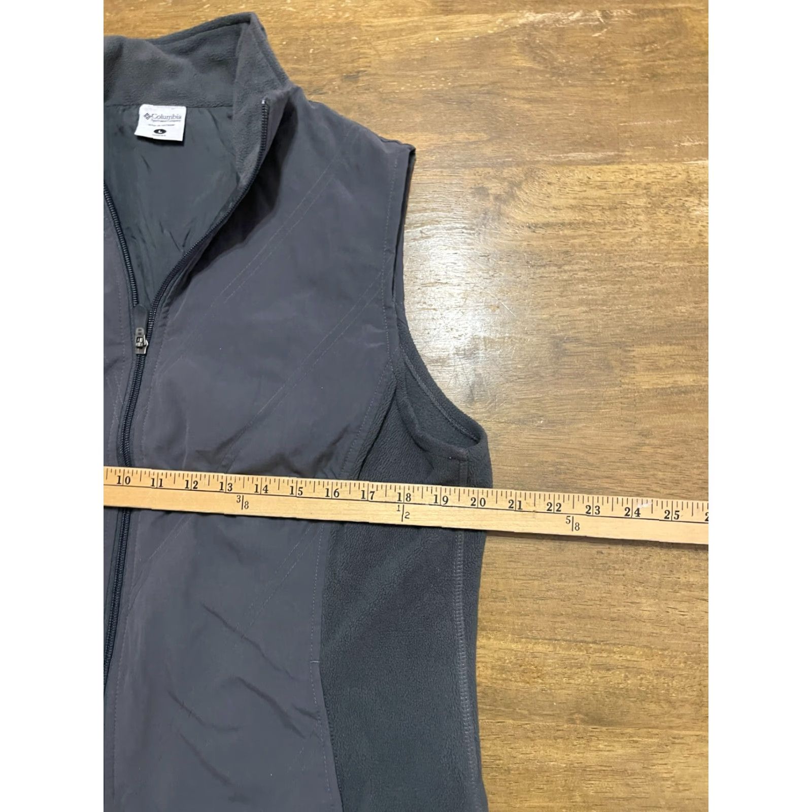Vintage Columbia Vest Women's Size Large Gray Zip Up Sleeveless Jacket Size L / US 10 / IT 46 - 6 Thumbnail
