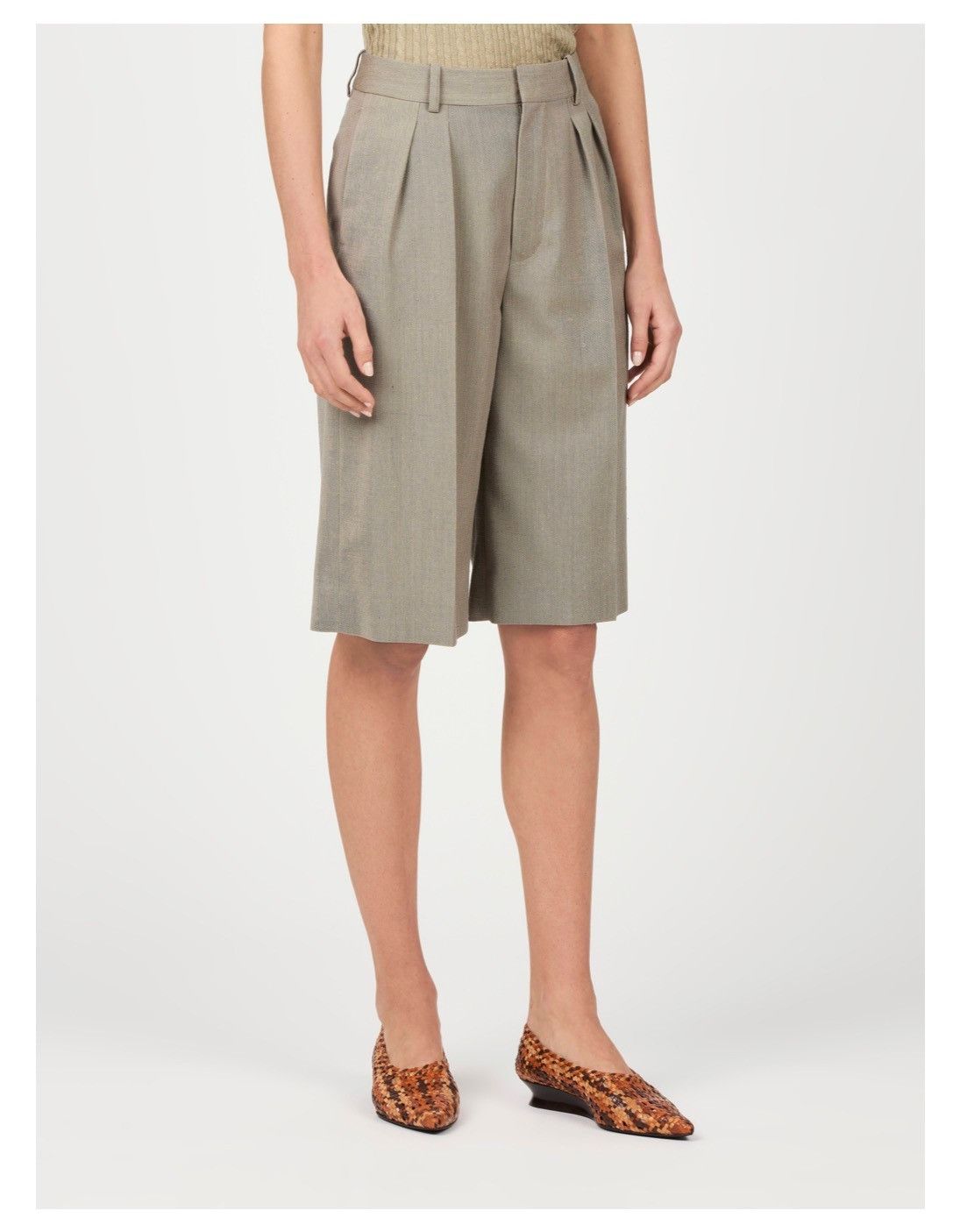 Loro Piana o1srvl11e0526 FAP2805 Digby Bermuda Short in Beige Size 28" / US 6 / IT 42 - 5 Thumbnail