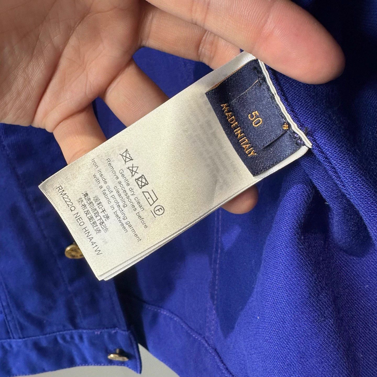 Louis Vuitton Louis Vuitton DNA Tag Denim Jacket Size US M / EU 48-50 / 2 - 6 Thumbnail