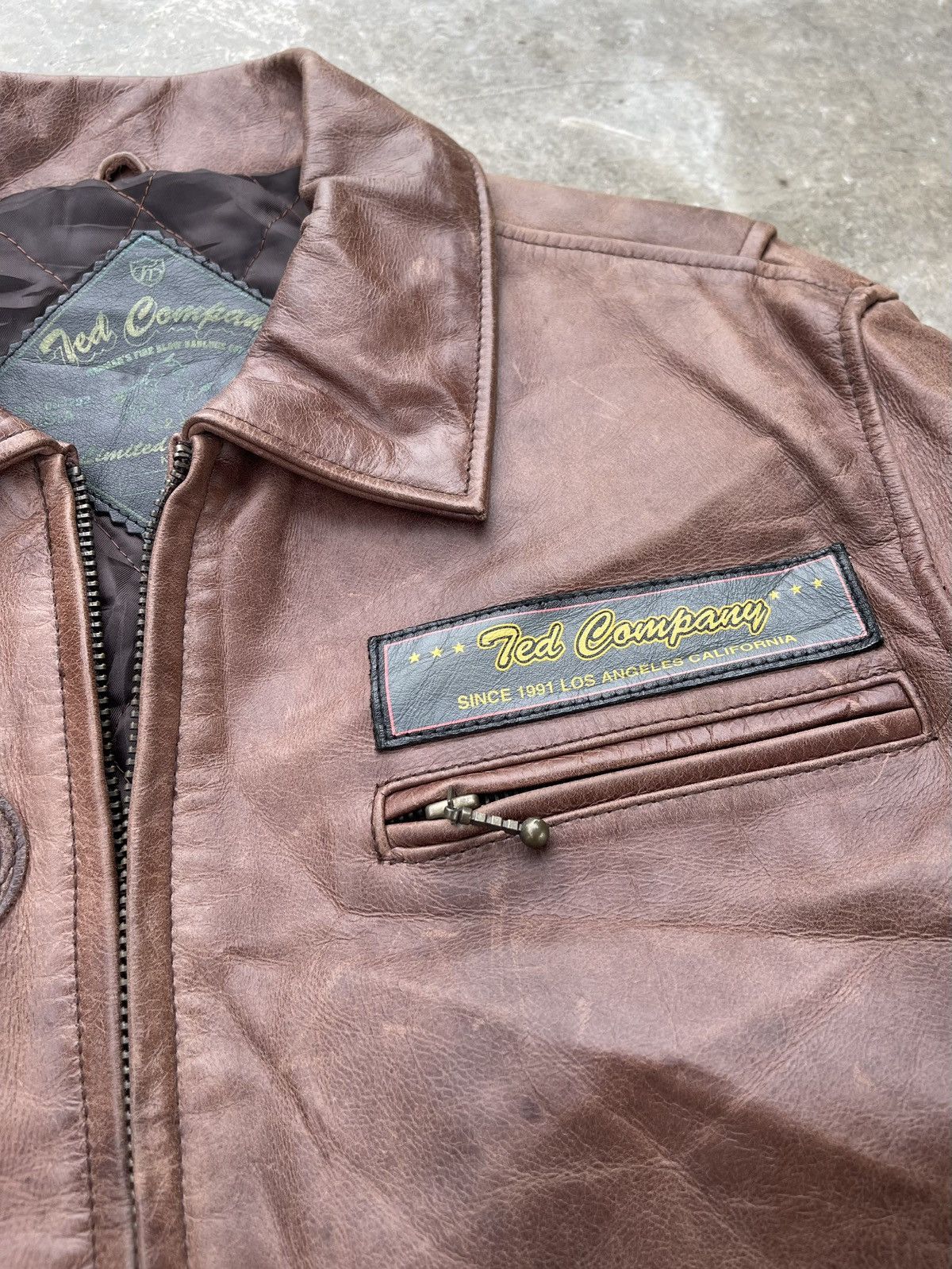 Tedman 🔥Vintage Ted Company Limited Edition Genuine Leather Jacket Size US M / EU 48-50 / 2 - 10 Thumbnail