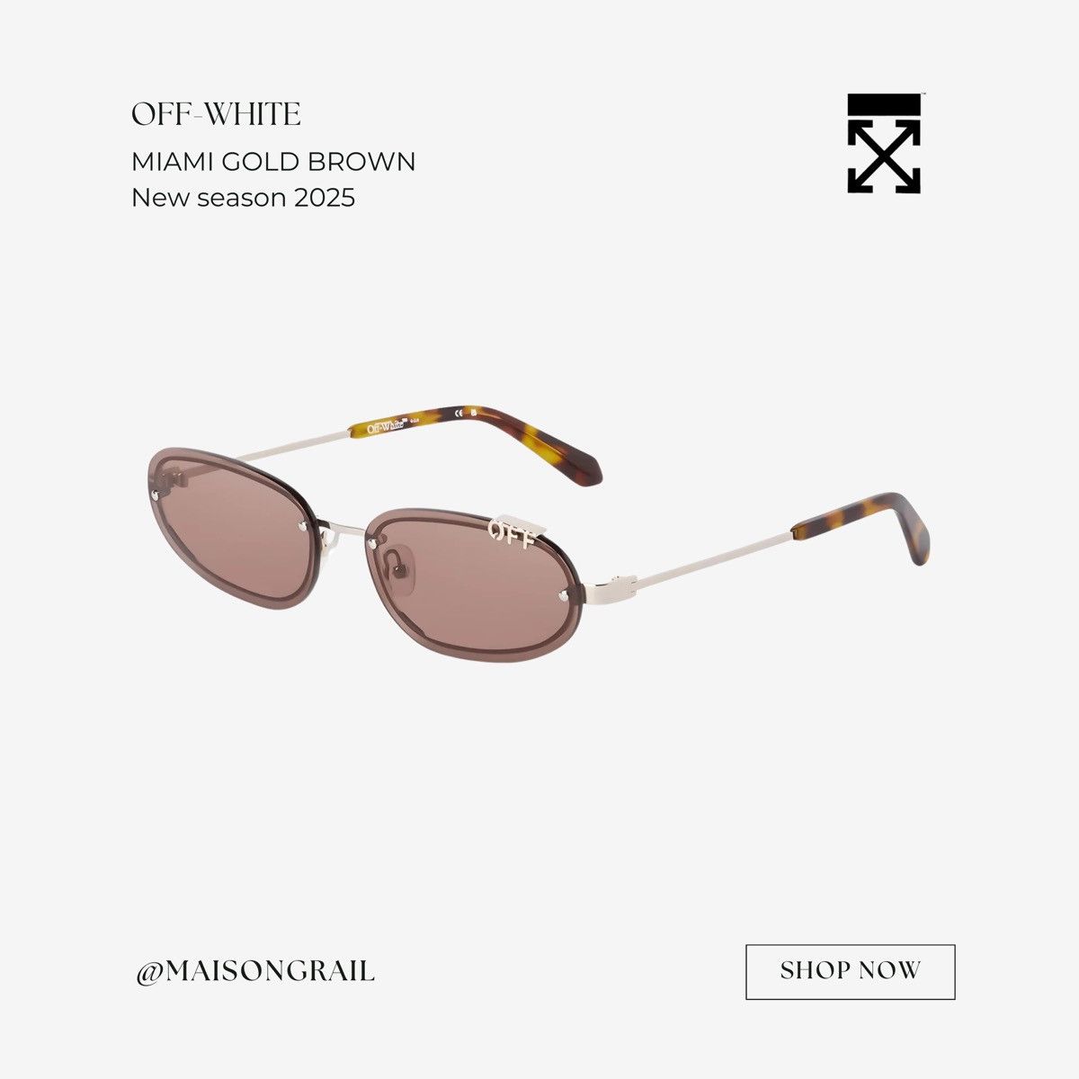 Off-White OFF-WHITE MIAMI SUNGLASSES NEW SEASON 2025 Size ONE SIZE - 1 Thumbnail