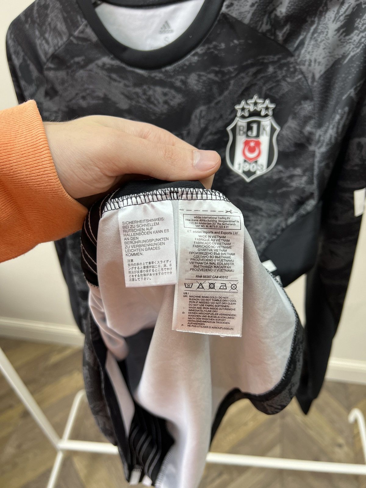 Adidas Adidas Besiktas Karius Jersey Goalkeeper shirt 2019 - 2020 Size US S / EU 44-46 / 1 - 8 Thumbnail