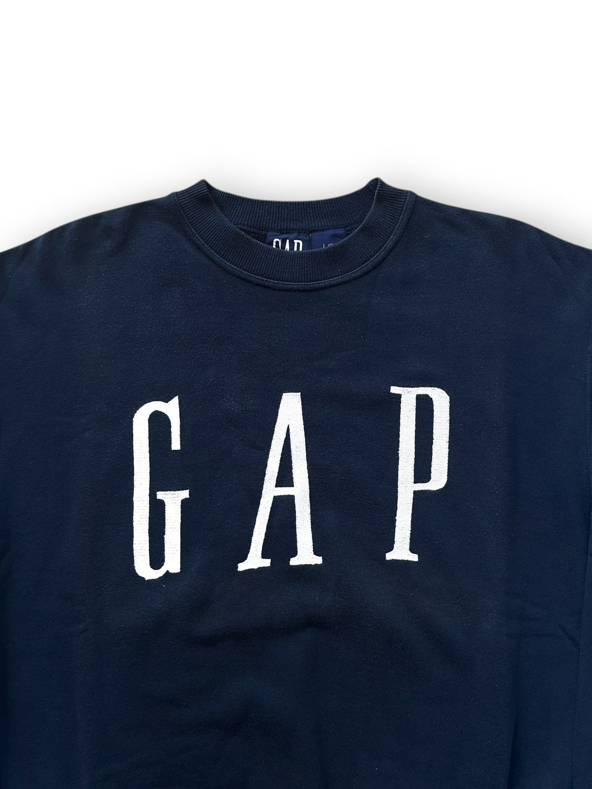 Gap 90s GAP Big Spell Out Vintage Sweatshirts Size US L / EU 52-54 / 3 - 2 Thumbnail