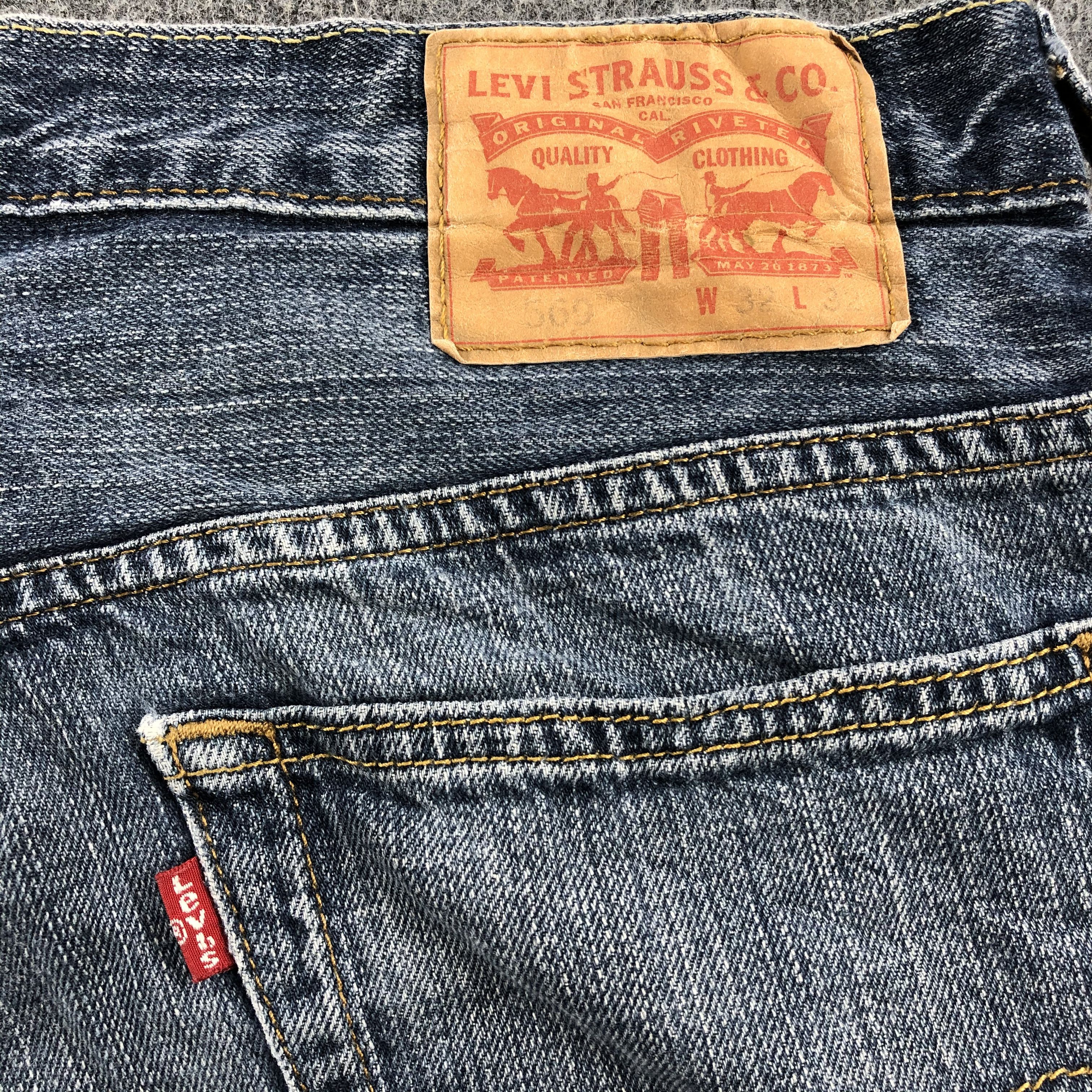 Levi's Vintage Levis Jeans Lot 569 Faded Blue Denim-J1106 Size US 34 / EU 50 - 5 Thumbnail