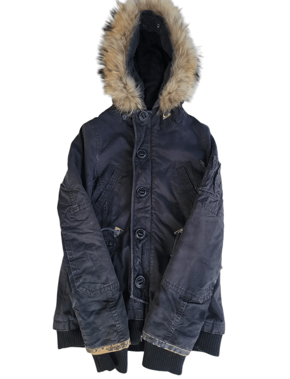 If Six Was Nine Vintage Moussy Fur Hoodie LGB Style Size US S / EU 44-46 / 1 - 2 Thumbnail