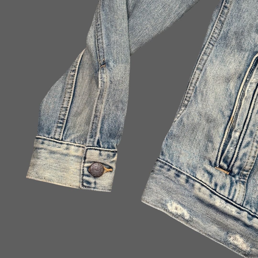 ABLE ABLE Light Wash Denim Trucker Jacket Women's Medium Size M / US 6-8 / IT 42-44 - 2 Thumbnail