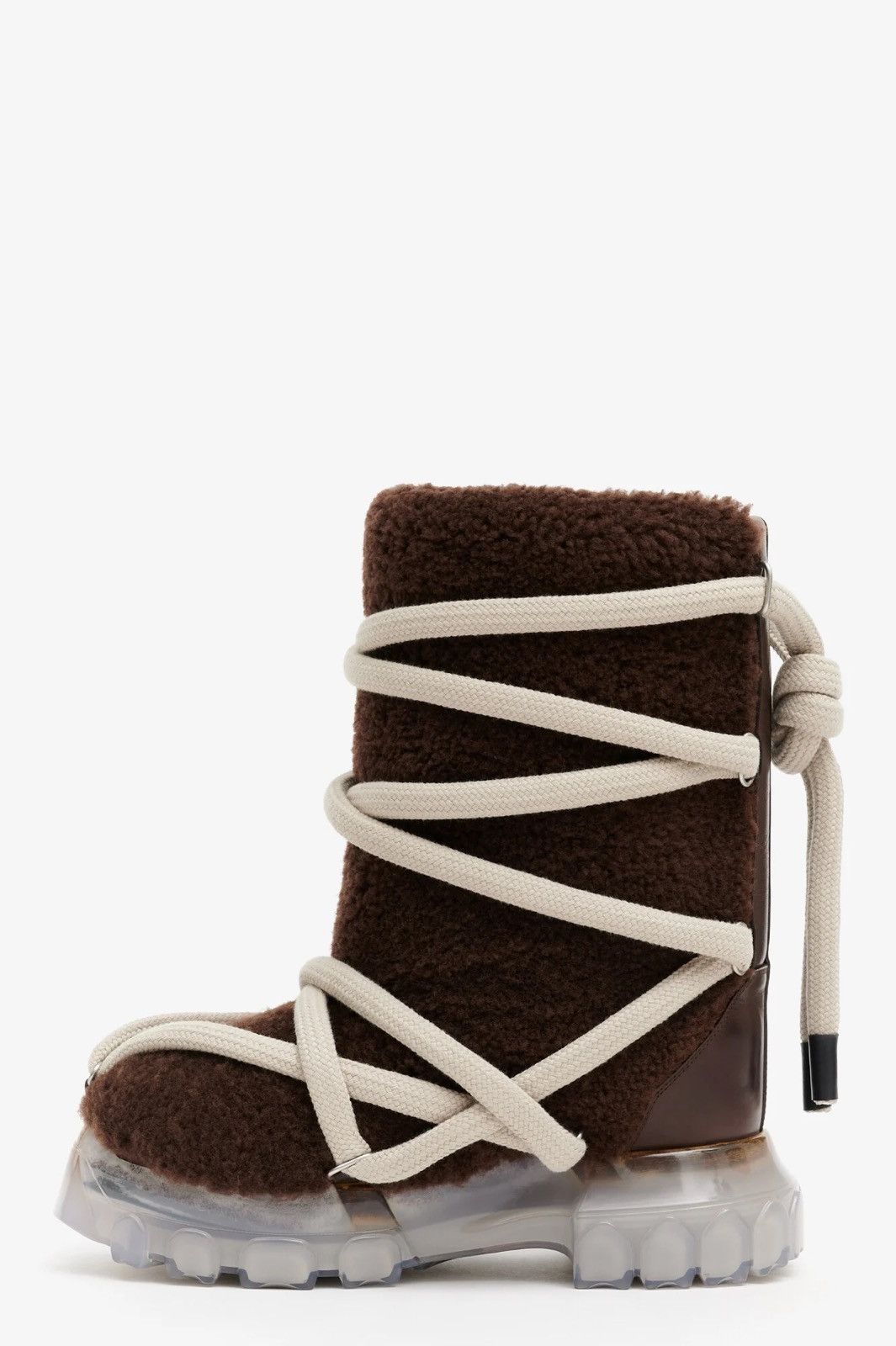 Rick Owens Rick Owens Mega Lace Shearling Boots Size US 6 / EU 39 - 2 Thumbnail