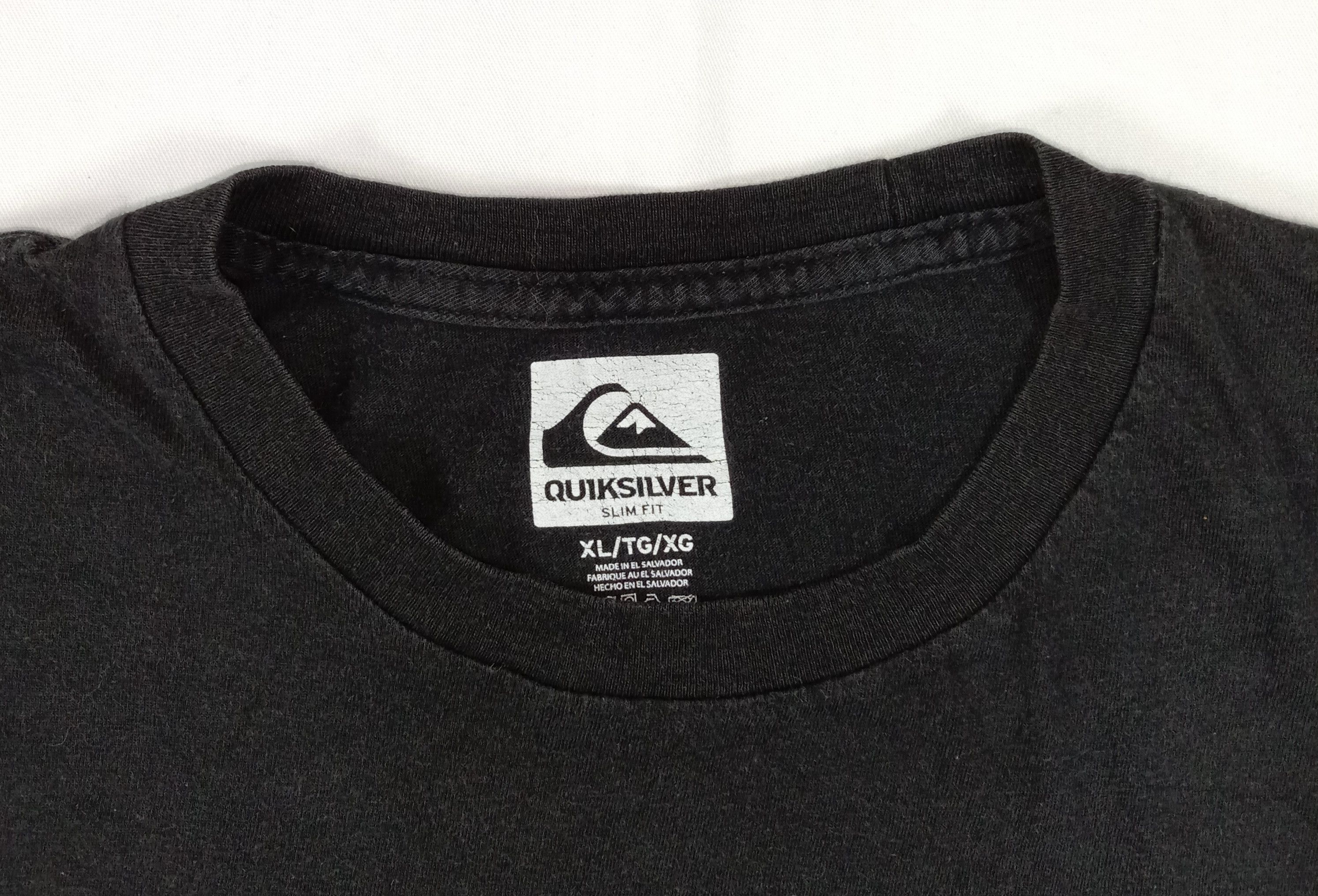 Quiksilver Vintage Quiksilver Cross Bone "Till Death Surf" T Shirt Size US XL / EU 56 / 4 - 4 Thumbnail