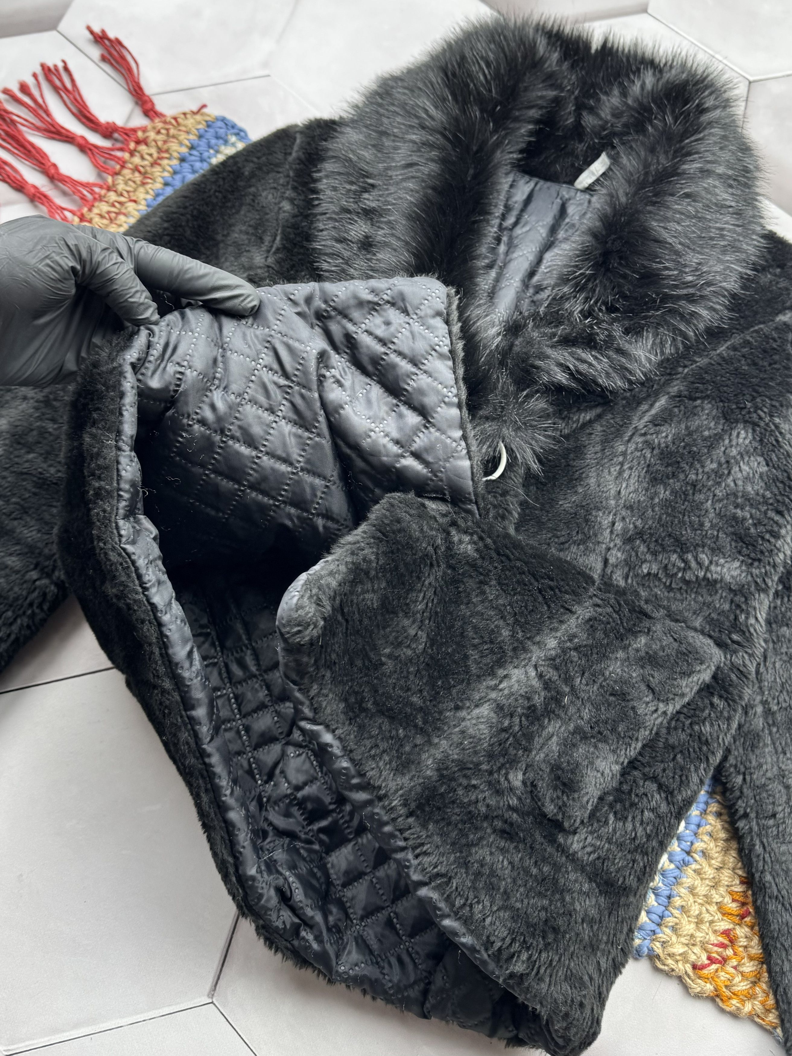 Japanese Brand Vintage Faux Fur Coat (E4) Size S / US 4 / IT 40 - 4 Thumbnail
