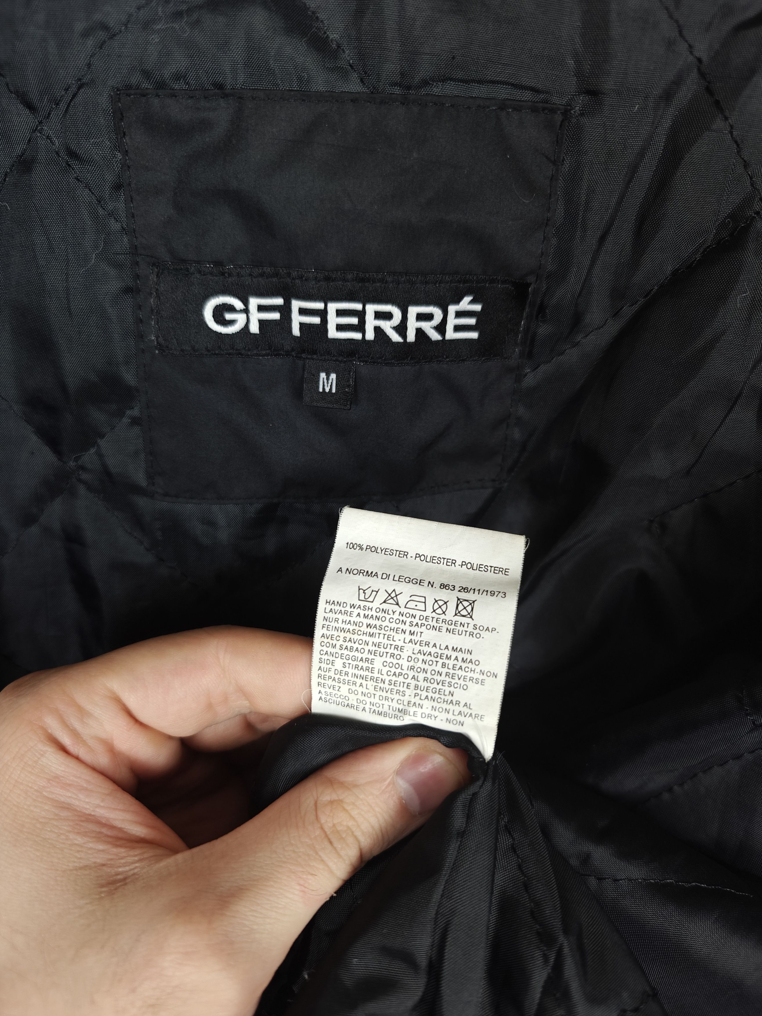 GF Ferre Gianfranco Ferre GF Jacket Zip Black Vtg size M Size US M / EU 48-50 / 2 - 10 Thumbnail