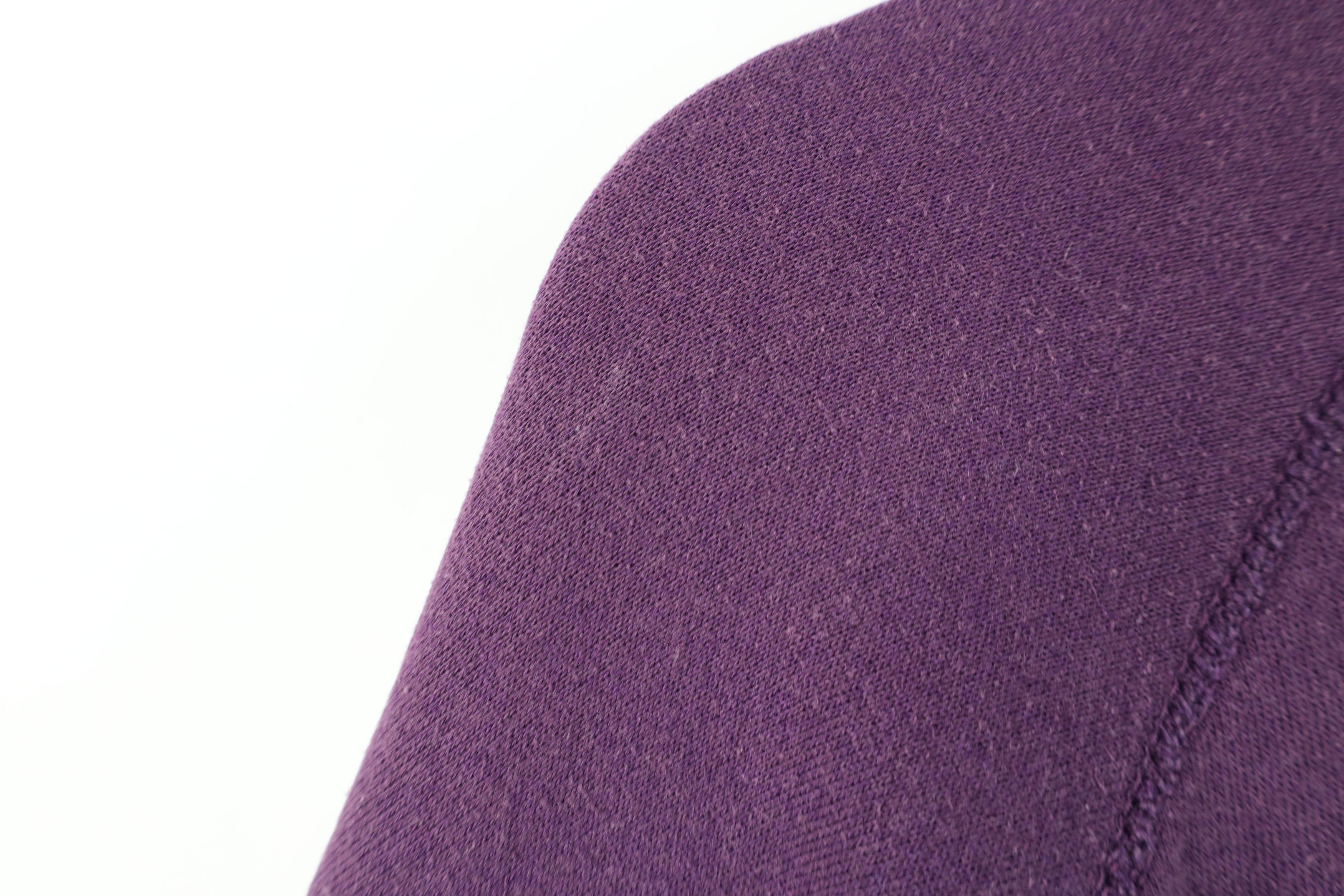 Vintage Vintage 90s Streetwear Blank Crewneck Sweatshirt Purple USA Size M / US 6-8 / IT 42-44 - 8 Thumbnail