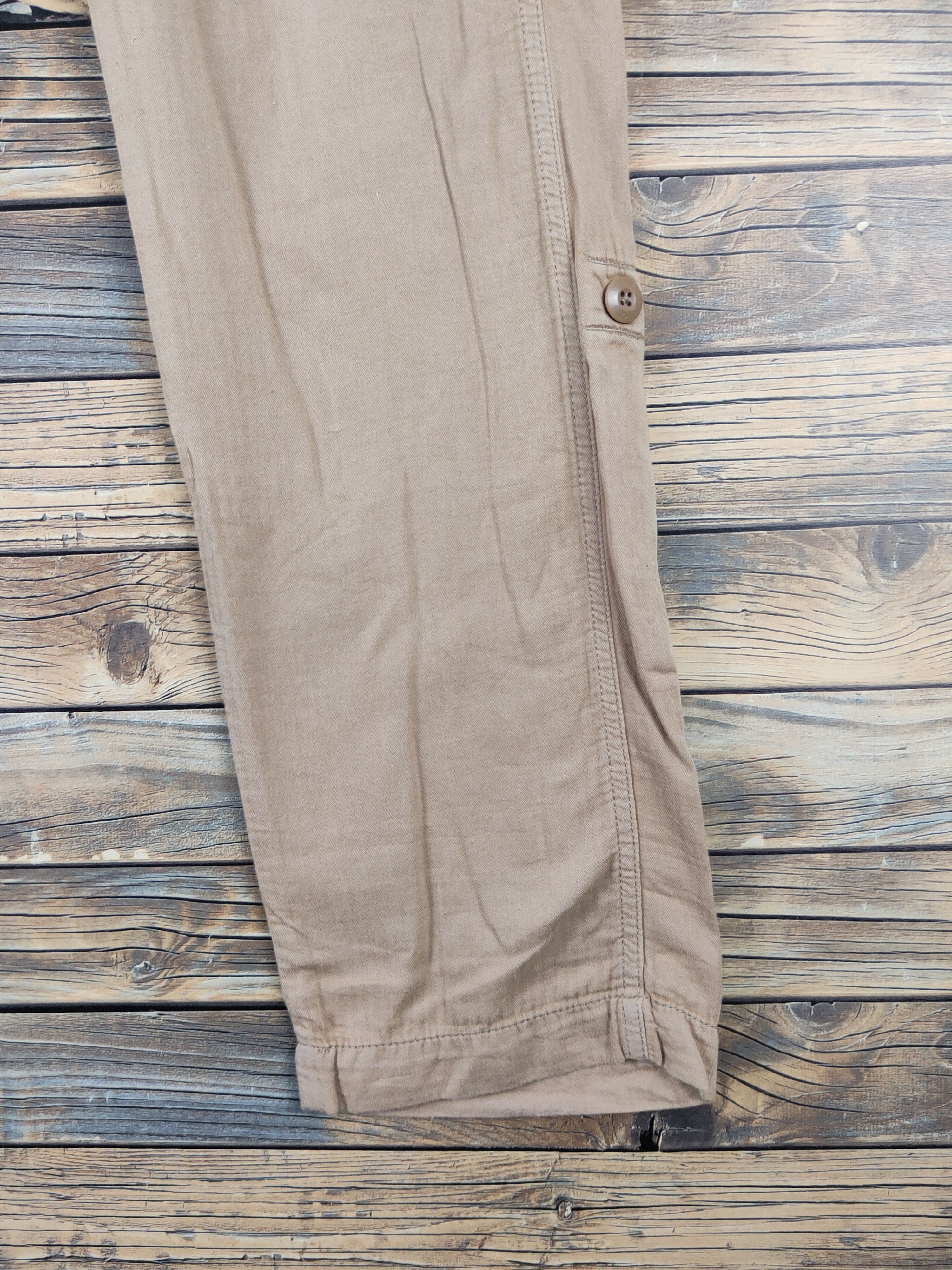 Japanese Brand Lee Brown Multipocket Tactical Cargo Pants #W1423 Size US 29 - 6 Thumbnail