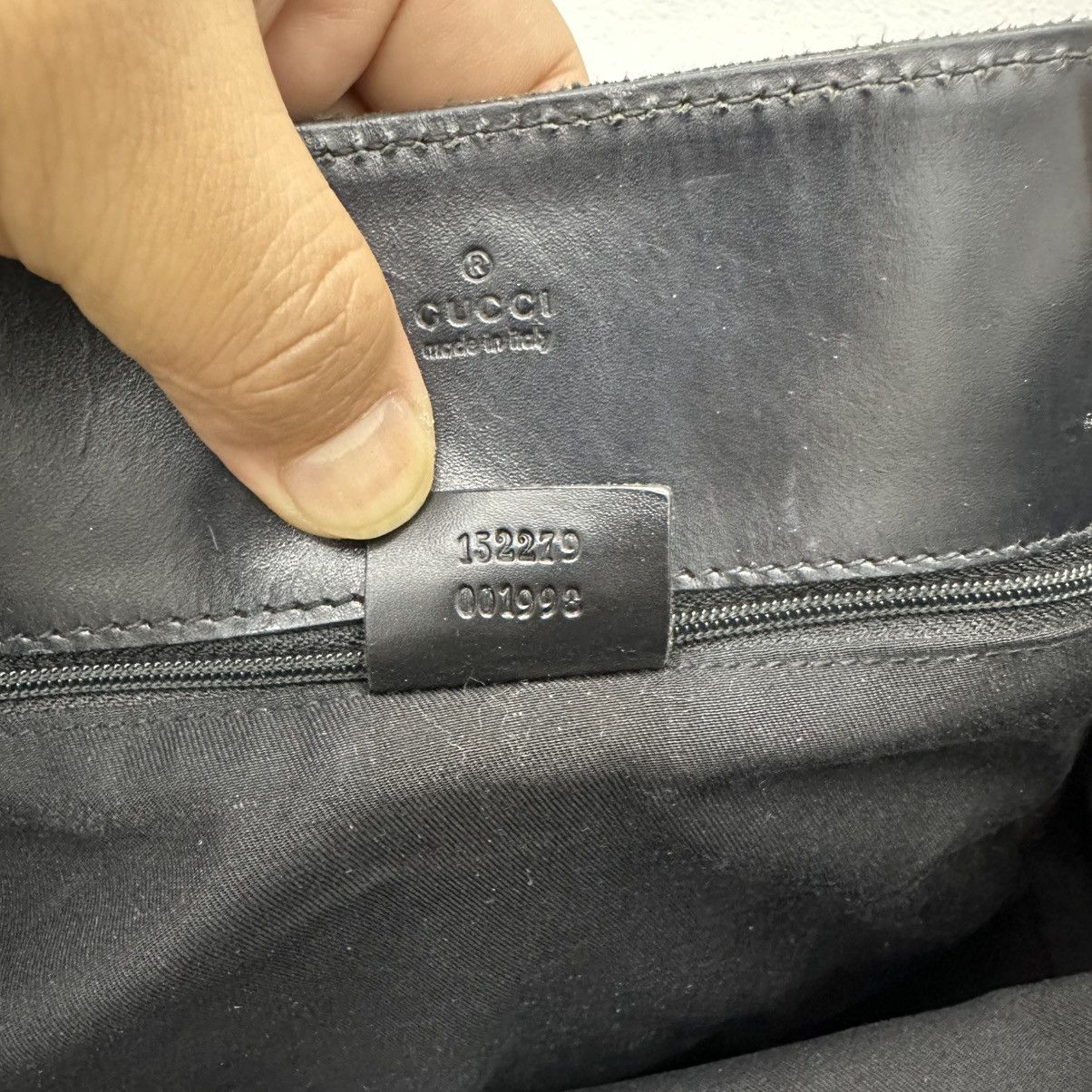 Gucci ‼️LAST DROP‼️ AUTHENTIC GUCCI BLACK GG CANVAS GIFFORD TOTE BAG Size ONE SIZE - 16 Thumbnail