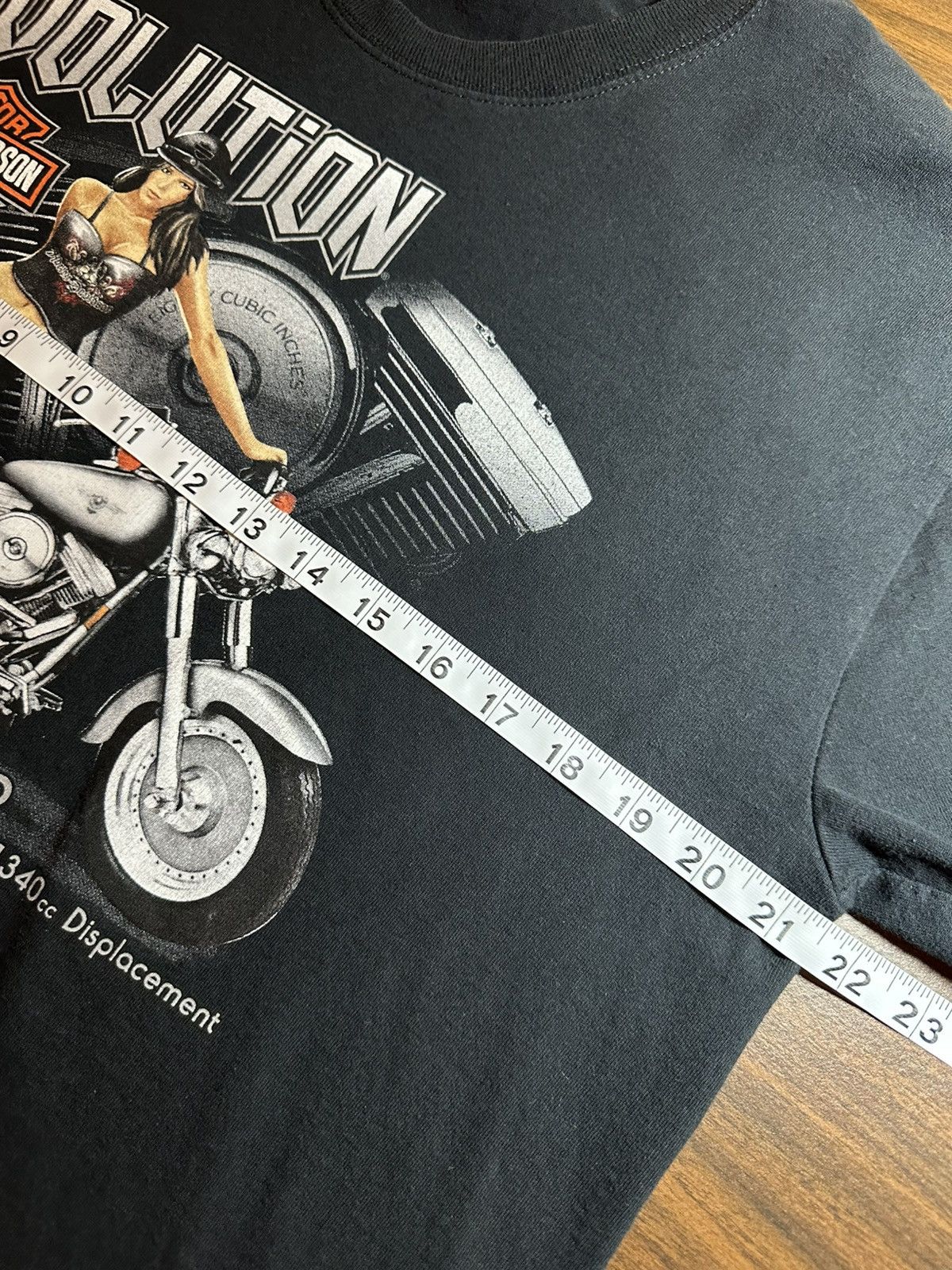 Harley Davidson 📌 crazy vintage Harley Davidson Pinup tee large Size US L / EU 52-54 / 3 - 5 Thumbnail