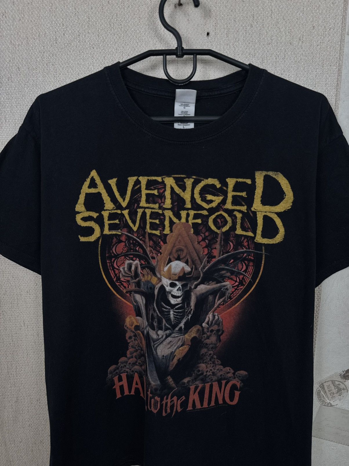 Other Avenged Sevenfold T shirt Black Hail to the King SL 2013 Size US L / EU 52-54 / 3 - 8 Thumbnail