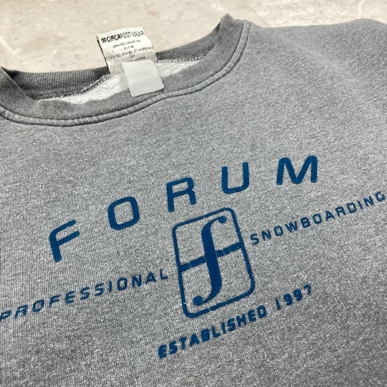 C1RCA Vintage Forum Snowboards Boxy Oversized Sweatshirt Size US M / EU 48-50 / 2 - 3 Thumbnail