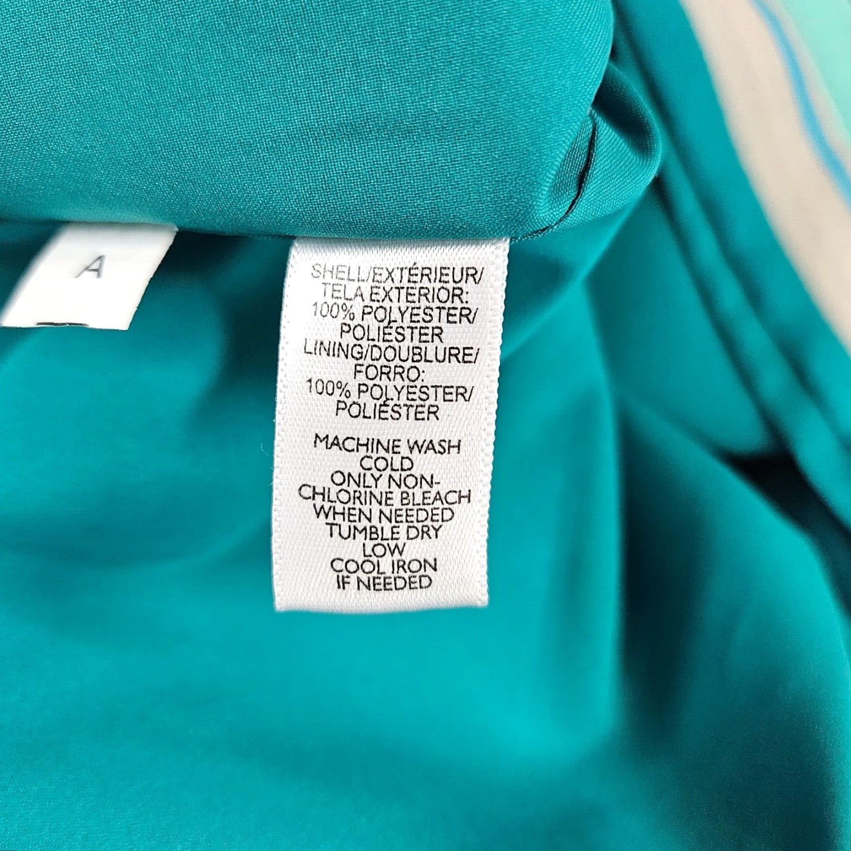 Loft LOFT Ann Taylor Womens Dress Stripe Sleeveless Scoop Neck Blue Green Sz S Short Tank Dress Womens Size S / US 4 / IT 40 - 5 Thumbnail