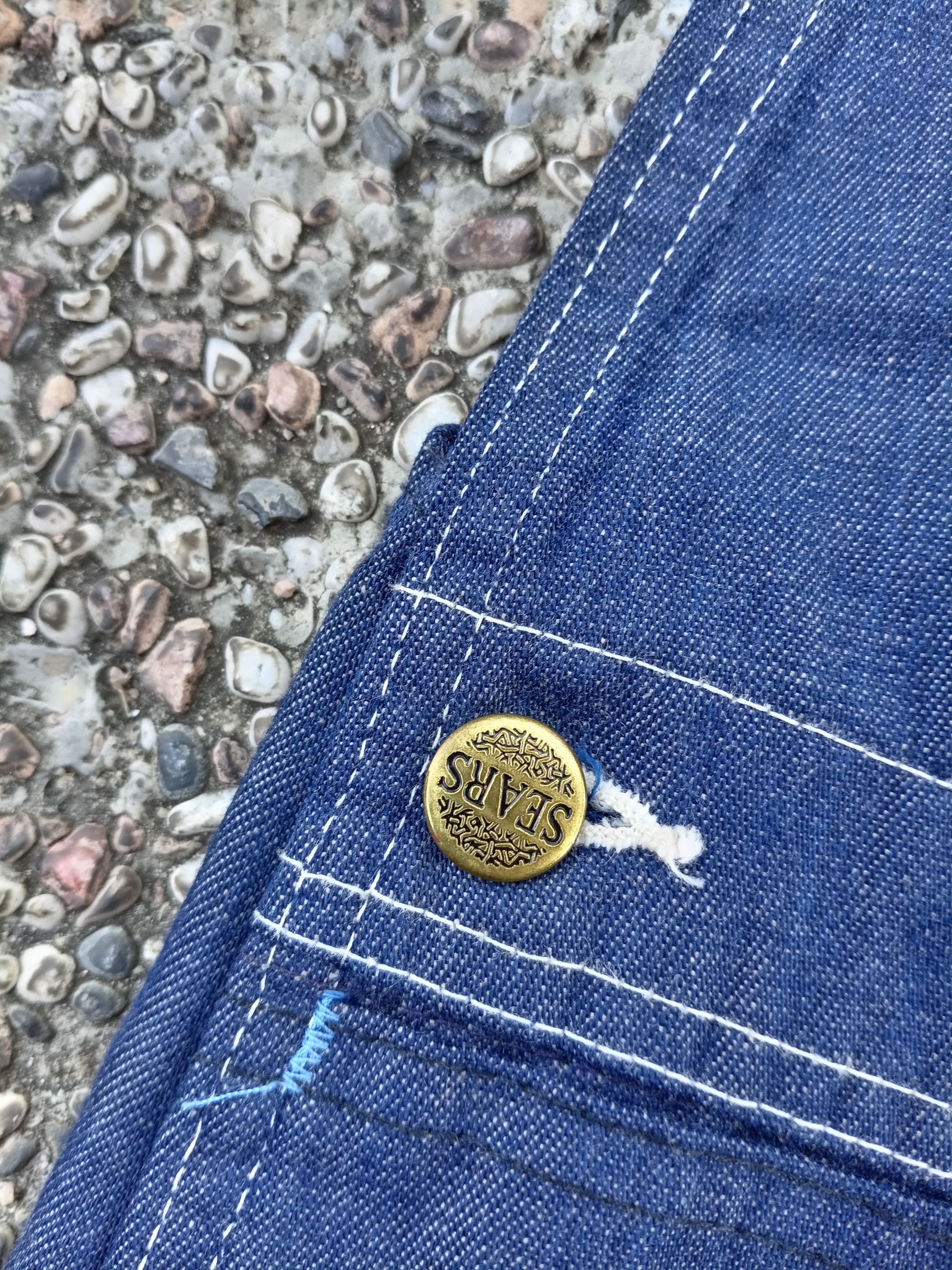 Sears × Vintage Vintage sears overall denim jeans size 34 Size US 34 / EU 50 - 2 Thumbnail