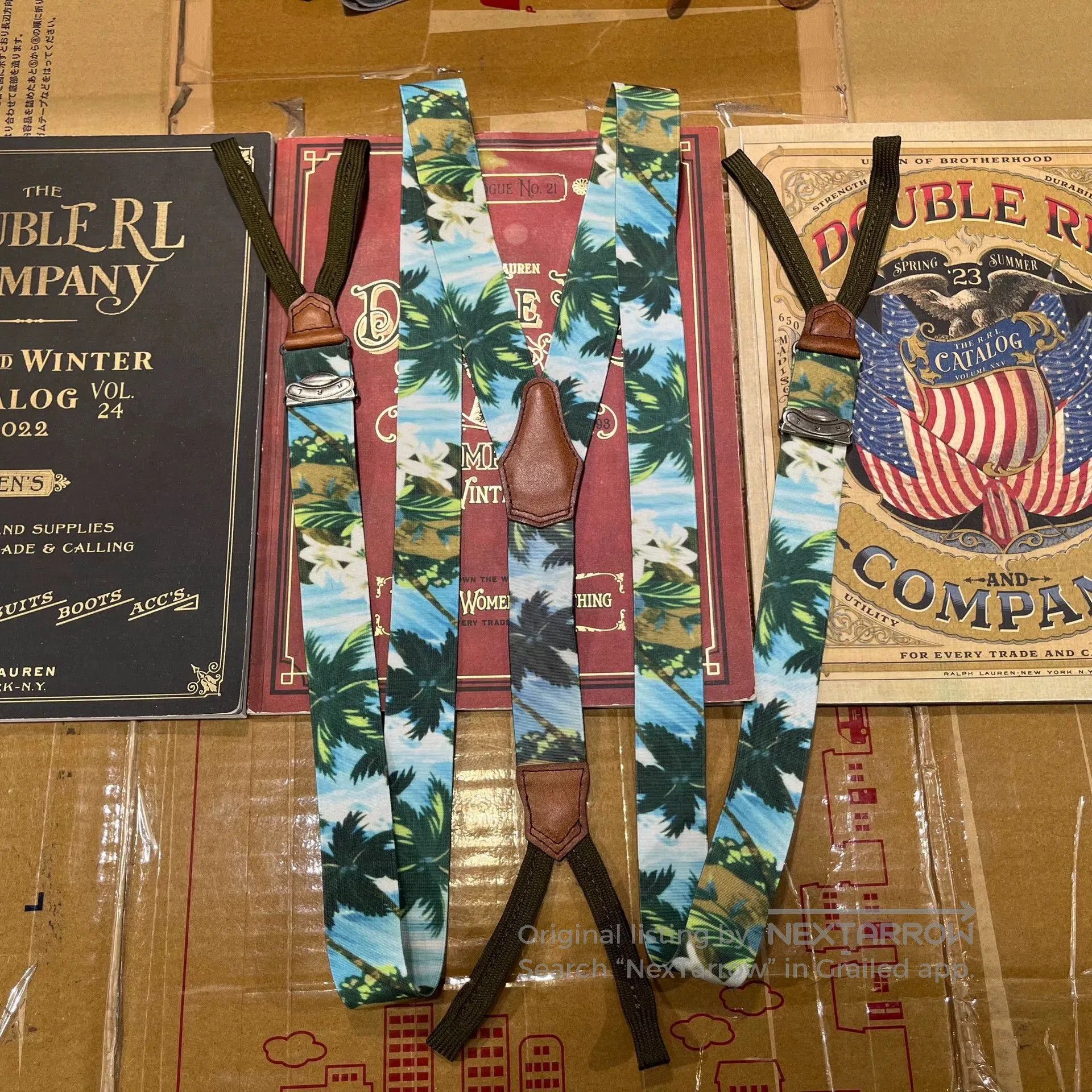 RRL Ralph Lauren colorful suspenders from Double RL Ralph Lauren. Size ONE SIZE - 2 Thumbnail