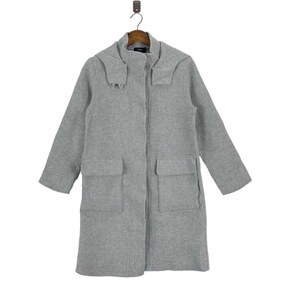 Theory 🔥🔥 THEORY HOODIE DUFFLE COAT Size US S / EU 44-46 / 1 - 1 Thumbnail