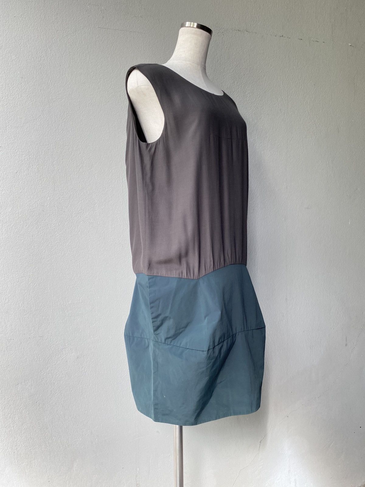Marni MARNI Brown Top and Navy Blue Skirt Mini Dress Size XS / US 0-2 / IT 36-38 - 18 Thumbnail