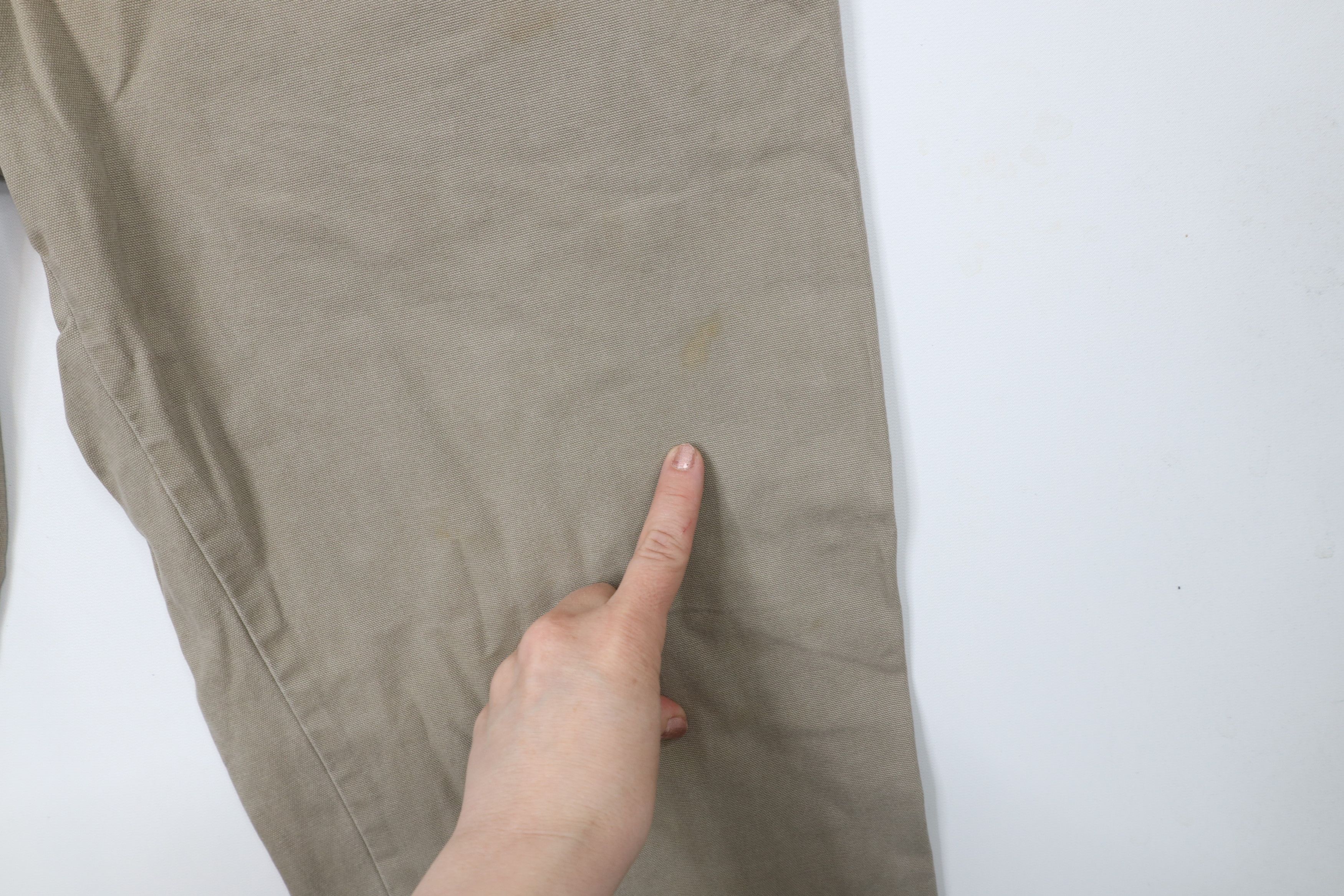 Columbia × Vintage Vintage Columbia Spell Out Canvas Wide Leg Pants Beige Size US 36 / EU 52 - 5 Thumbnail