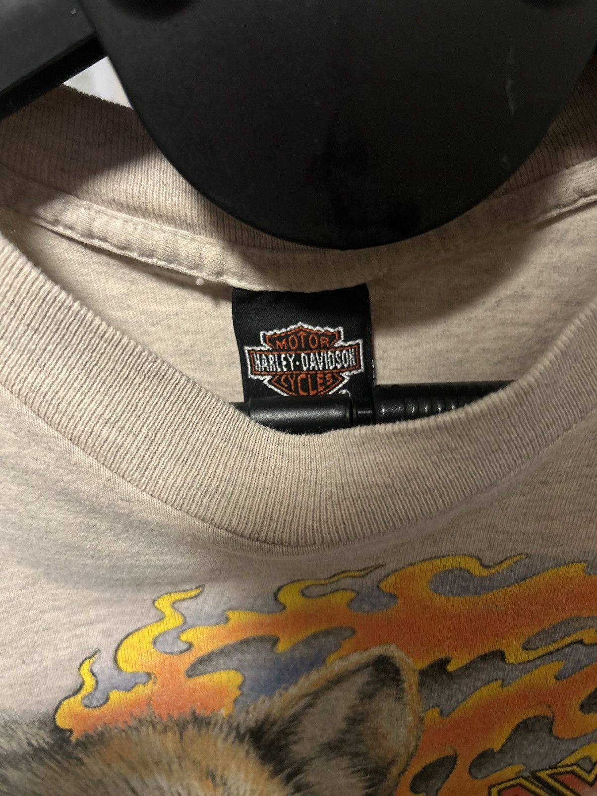 Harley Davidson × Vintage 🔥Vintage CRZY Harley Davidson graphic tee 🔥🔥 Size US L / EU 52-54 / 3 - 3 Thumbnail