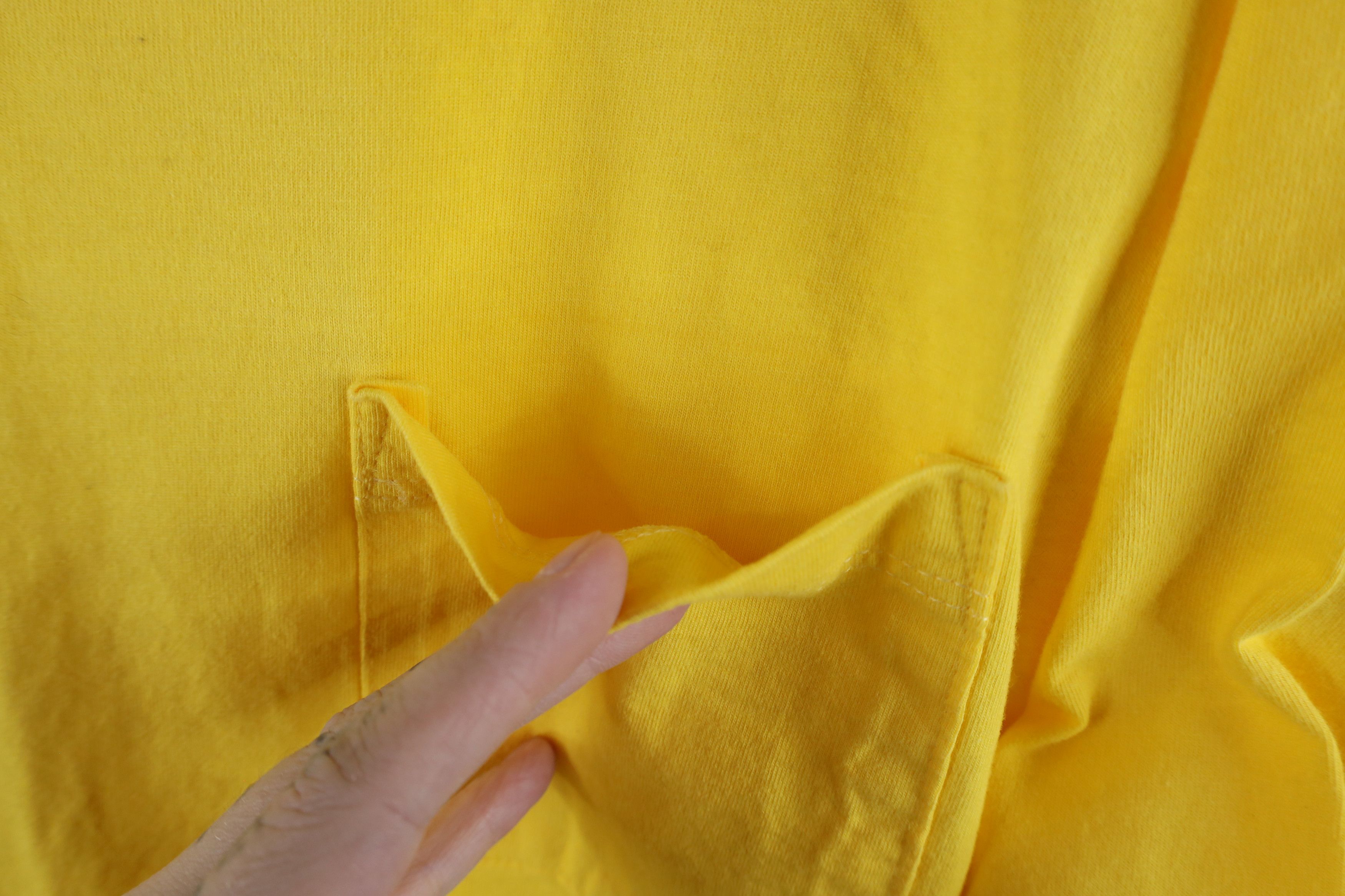 Russell Athletic × Vintage Vintage 90s Russell Athletic Blank Cotton Pocket T-Shirt USA Size US XL / EU 56 / 4 - 4 Thumbnail