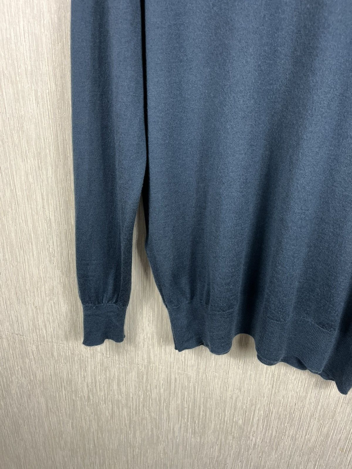 Lanvin × Vintage Vintage Lanvin 100% cashmere v-neck sweater Italian Size US L / EU 52-54 / 3 - 19 Thumbnail