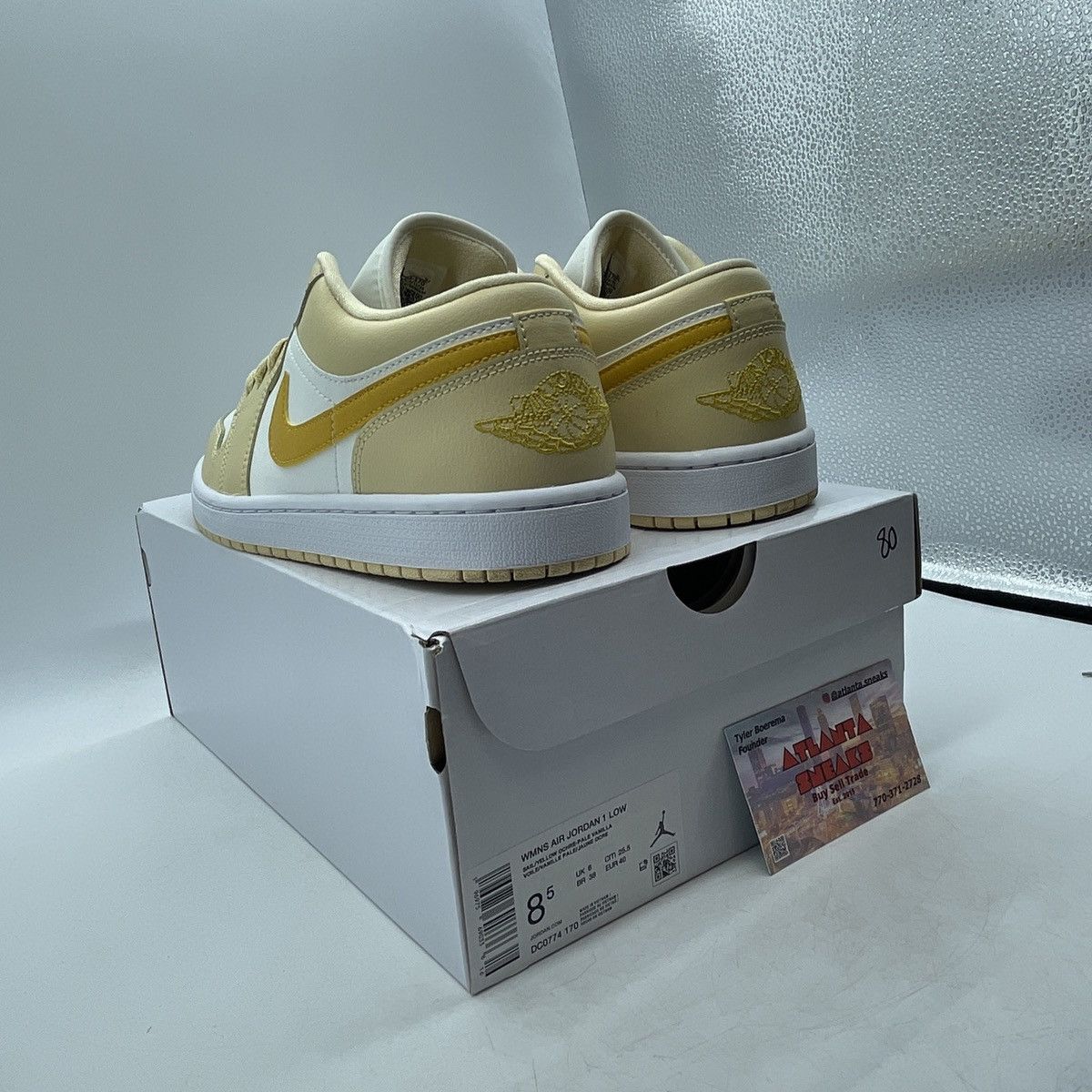 Jordan Brand Wmns air Jordan 1 low sail yellow orche Size US 8.5 / IT 38.5 - 4 Thumbnail