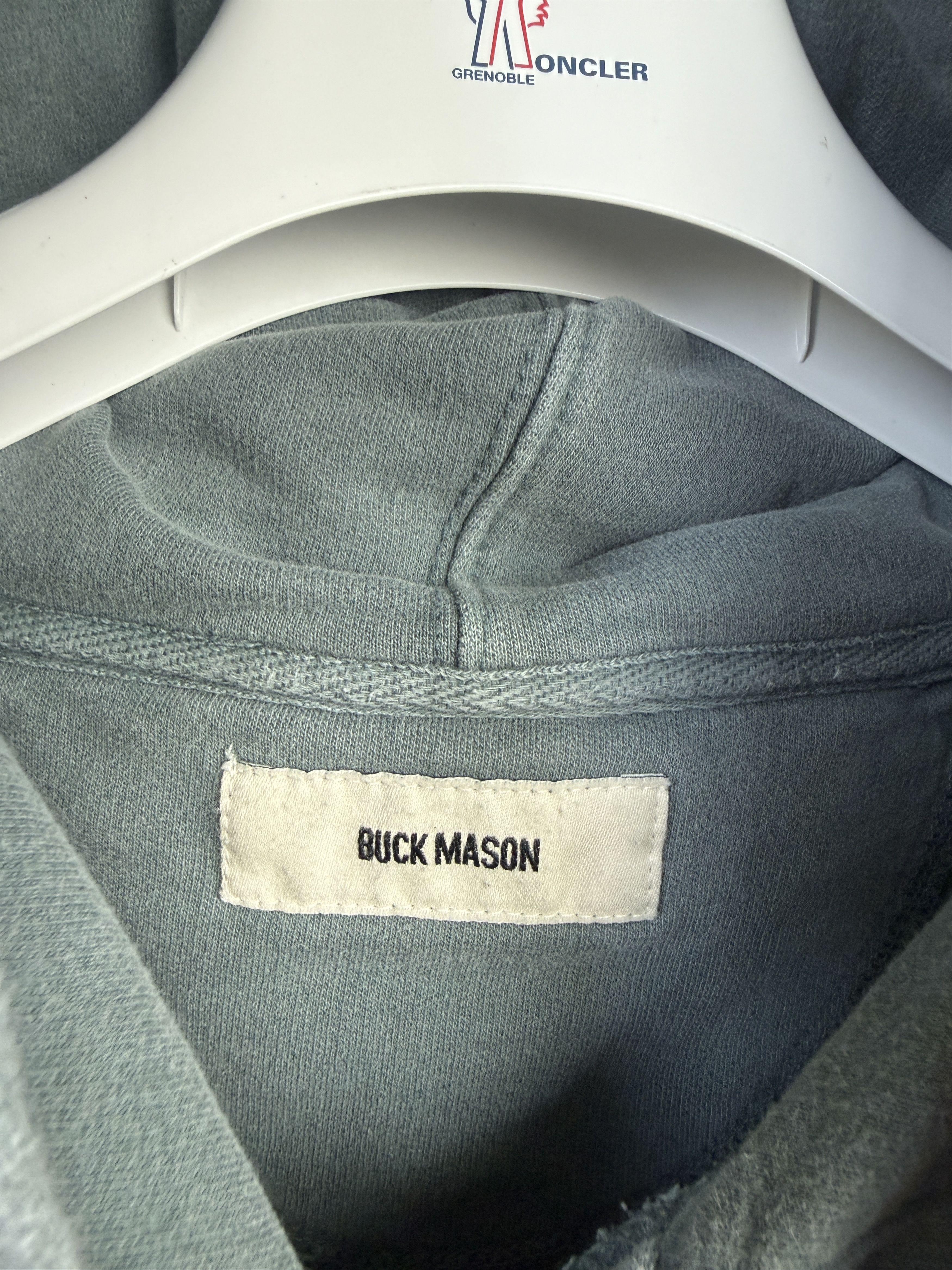 Buck Mason Buck Mason green washed casual cotton hoodie Size US M / EU 48-50 / 2 - 3 Thumbnail