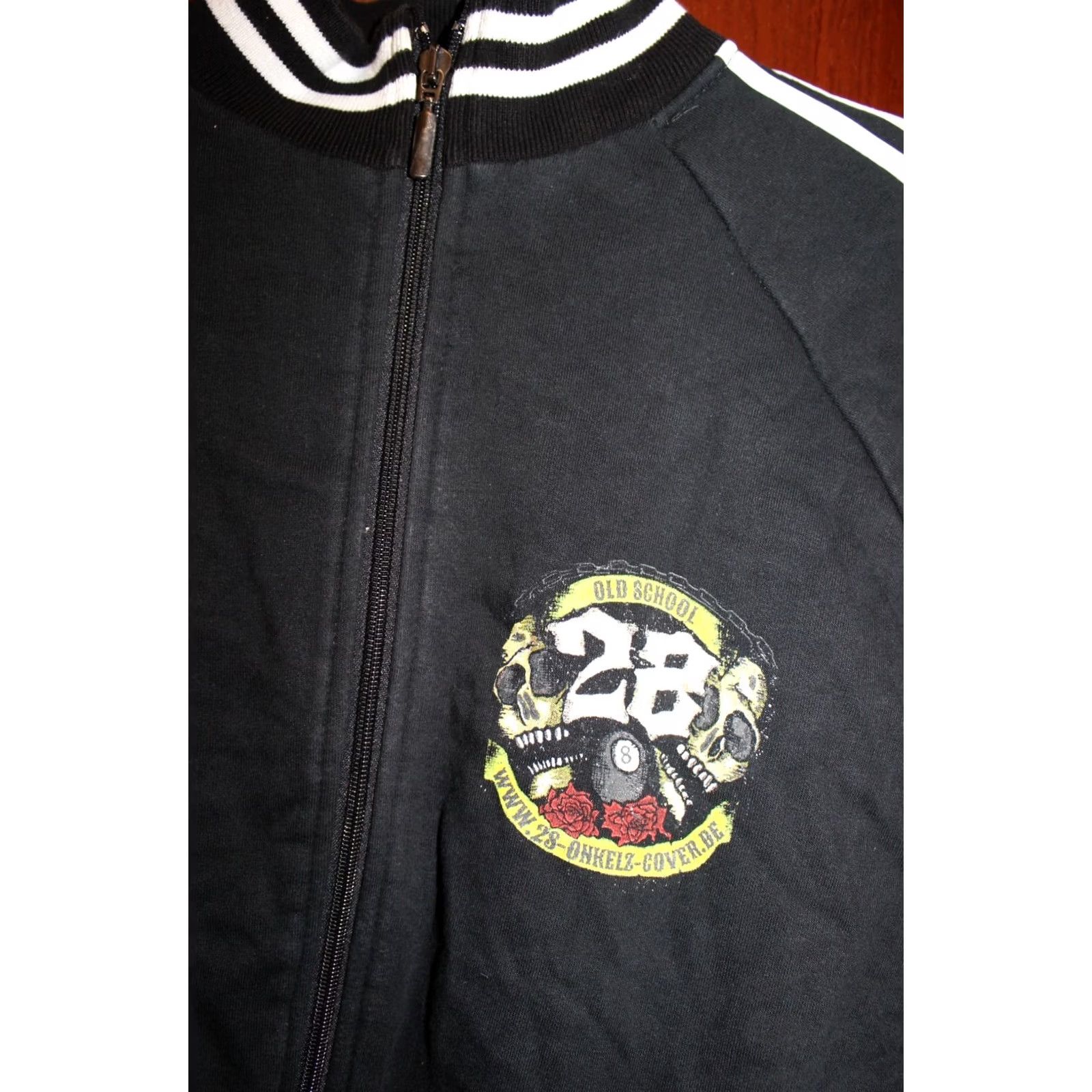 Vintage Old School 28 Onkelz cover jacket vintage - size M Unbranded Black Rock Unisex Adults M XS? Size US M / EU 48-50 / 2 - 2 Thumbnail