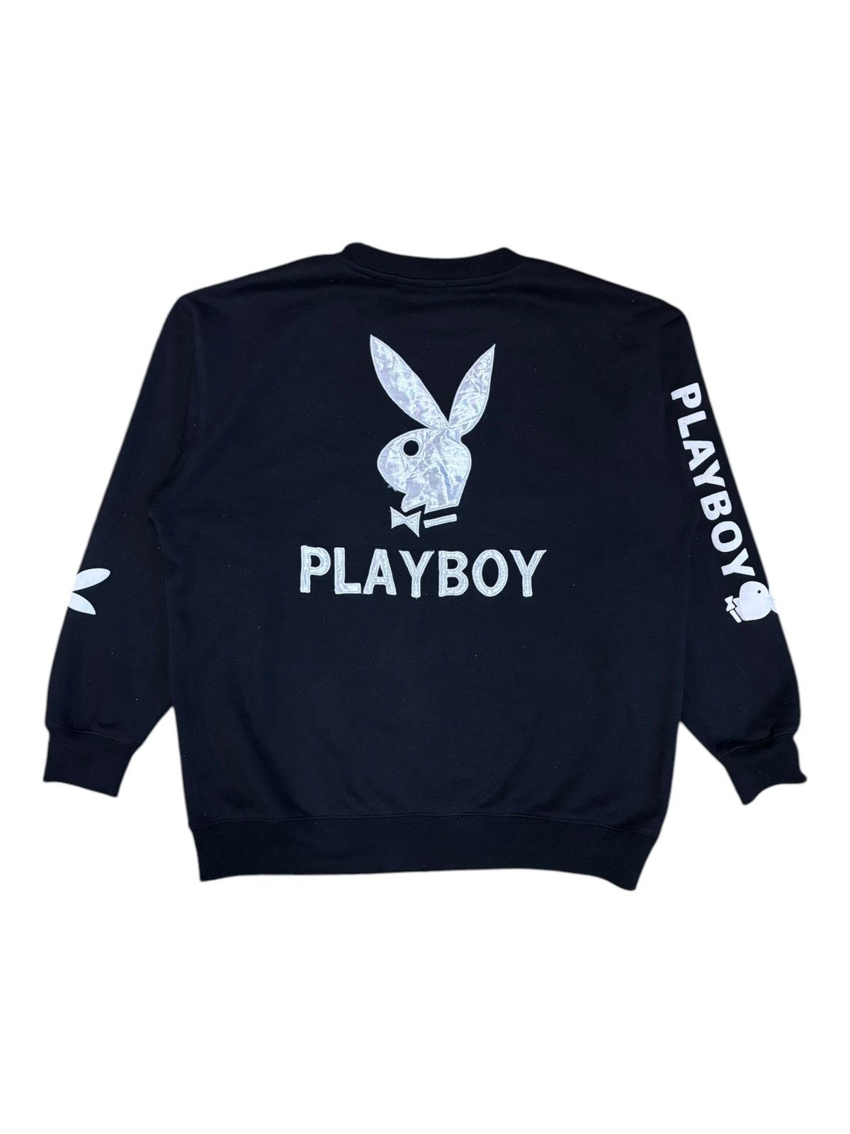 Japanese Brand × Playboy × Vintage Vintage Playboy X Super Lover Big Logo Spell Out Sweatshirt Size US XL / EU 56 / 4 - 3 Thumbnail