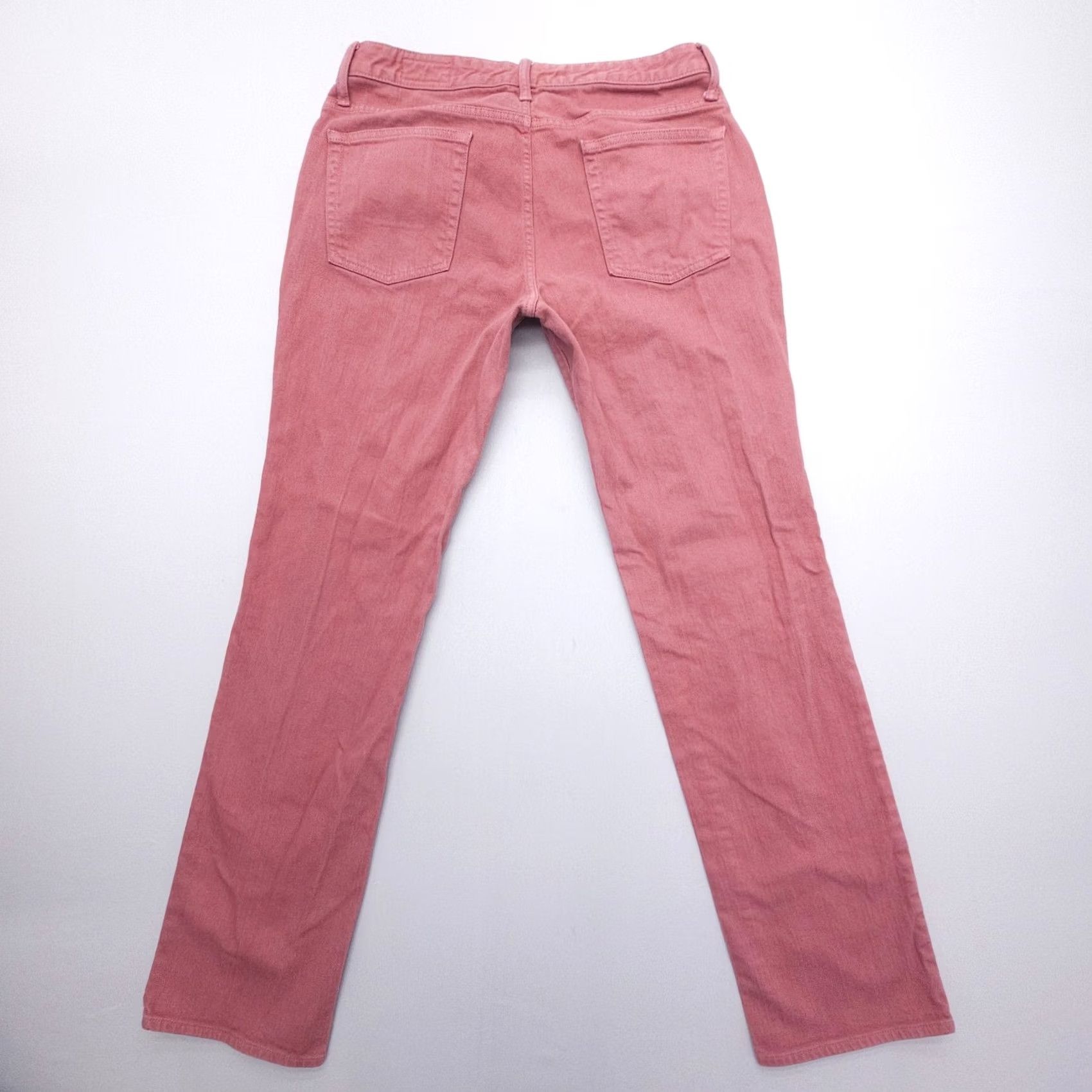 Bonobos Bonobos Travel Jeans Mens 33 x 34 Pink Straight Cotton Stretch Denim USA Made Size US 33 - 2 Thumbnail
