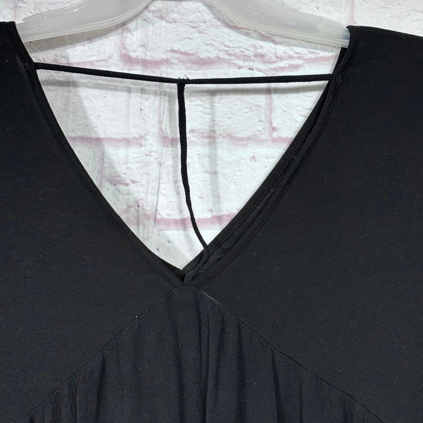 Other Altar'd State Women's Black V-Neck Top Medium Size M / US 6-8 / IT 42-44 - 6 Thumbnail